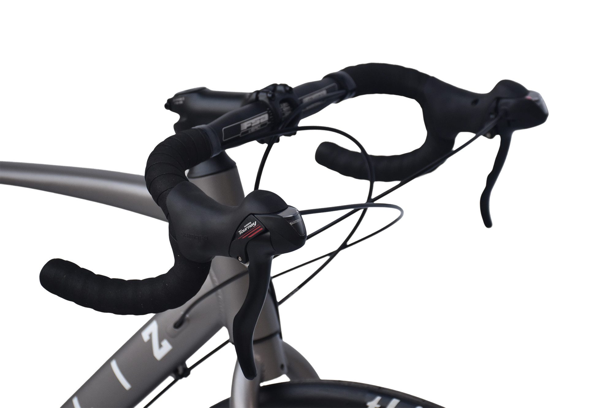 CHILLIZ road bike, 28-inch RDB2.0 grey, 14-speed Shimano gears, frame size 57 cm, 28mm slick tires, Zoom disc brakes