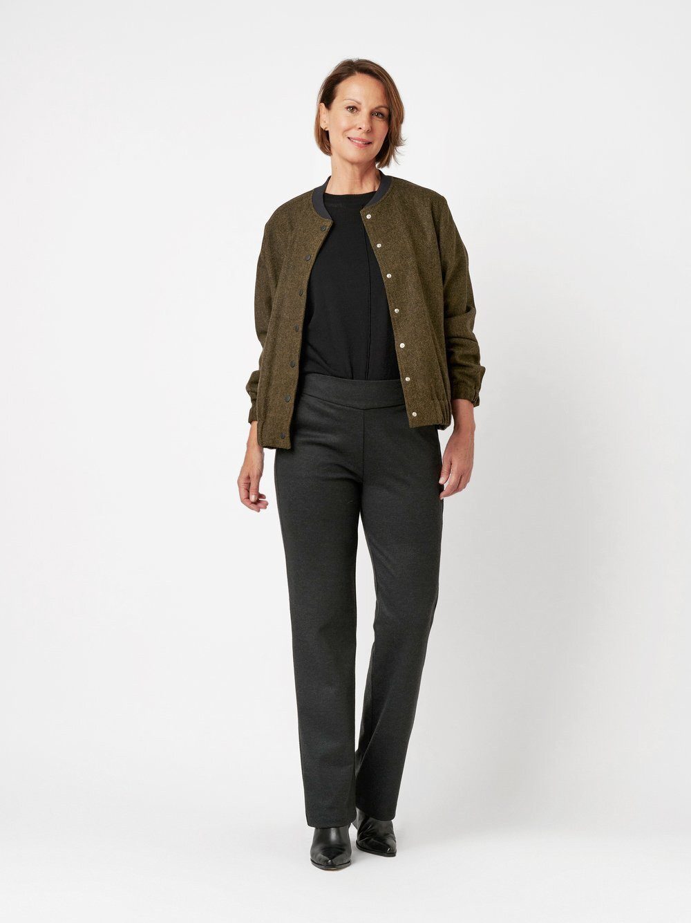 Relaxed by TONI Palazzohose Scarlet in melierter Optik günstig online kaufen