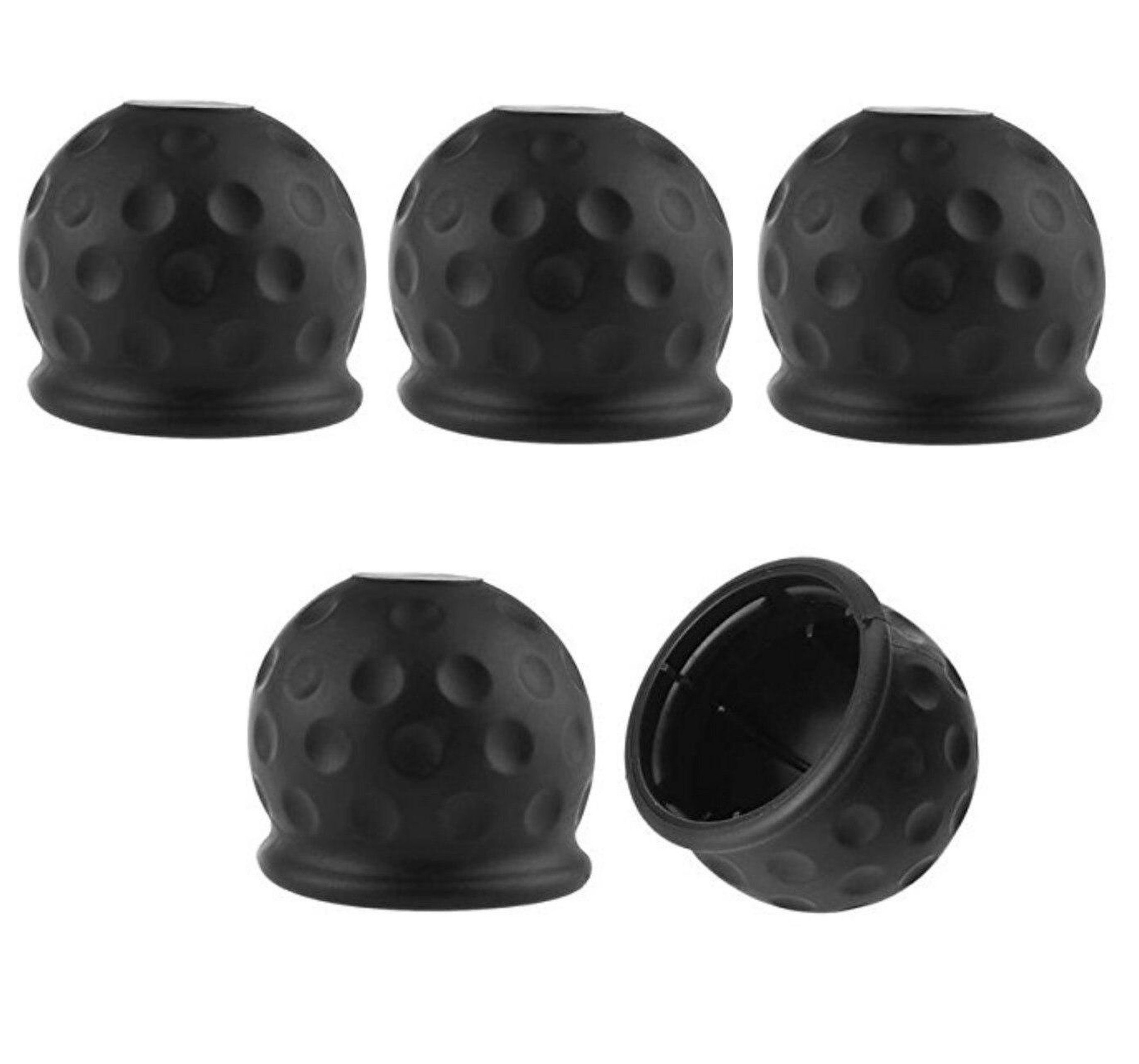 BAYLI Abdeckkappe 5 Stück Anhängerkupplung Schutzkappe Gummi, AHK Kappe in Golfball-For