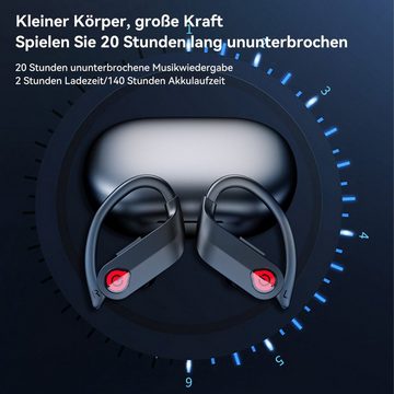 Welikera IPX7 Kopfhörer, bluetooth 5.3 Noise Cancelling Bluetooth-Kopfhörer