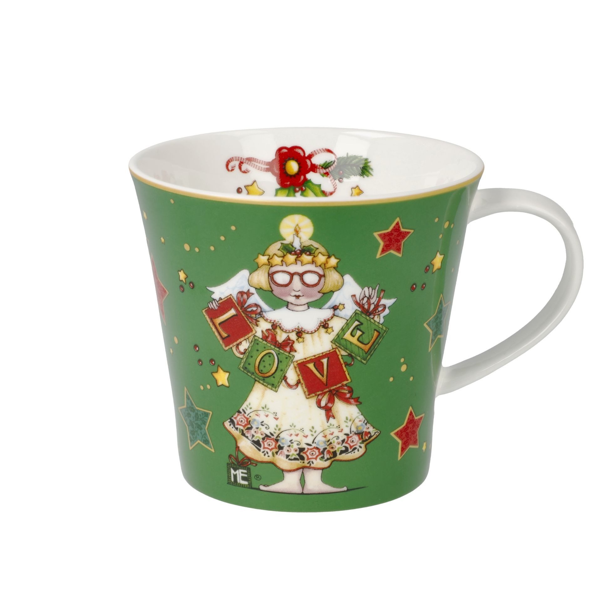 Goebel Tasse Love Me 10.5x9.5x13.5 cm, Porzellan, Spülmaschinengeeignet; Mikrowellengeeignet