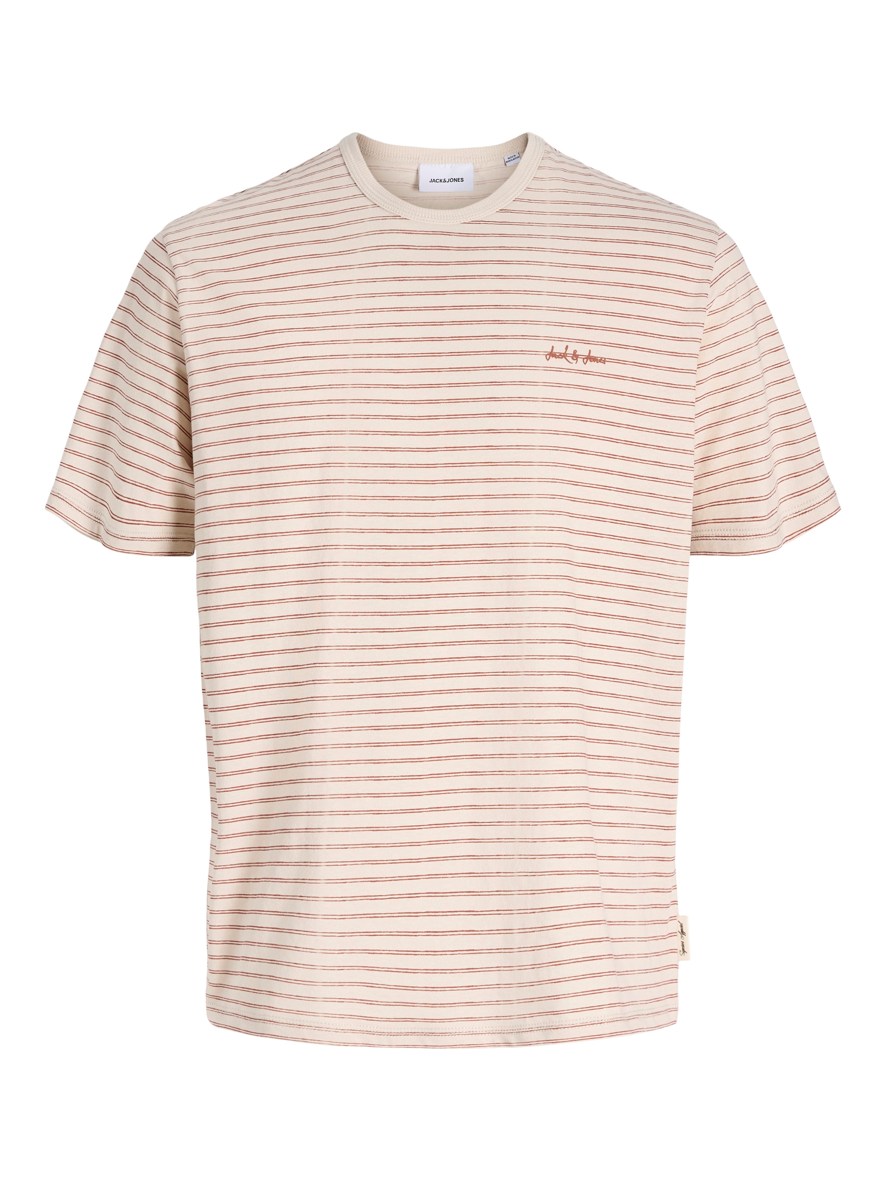 Jack & Jones Rundhalsshirt JJDEVIN DAYTONA STRIPED TEE SS CREW NECK Baumwollmischung, relaxed fit – Bild 2 von 4