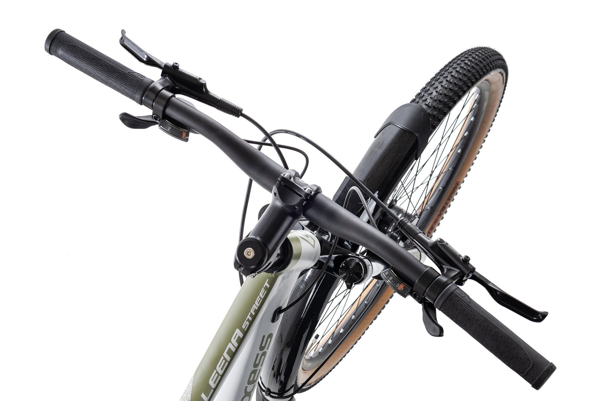 Axess Mountainbike LEENA Kettenschaltung, Gang Shimano schwarz/grau Street M3020 speed Acera 16 MTB-Hardtail 8 Schaltwerk, 2023