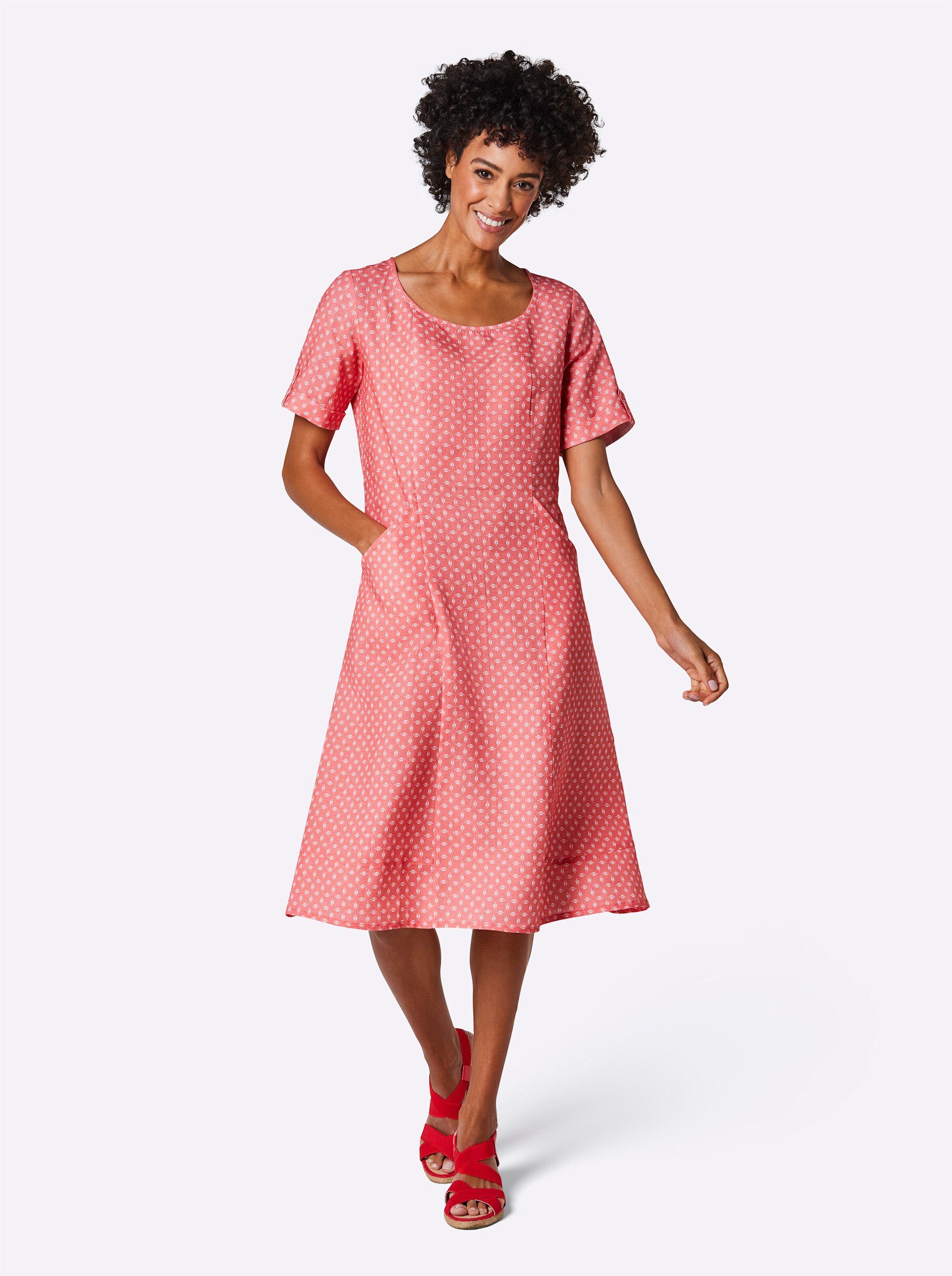 creation L Etuikleid Leinen-Kleid günstig online kaufen
