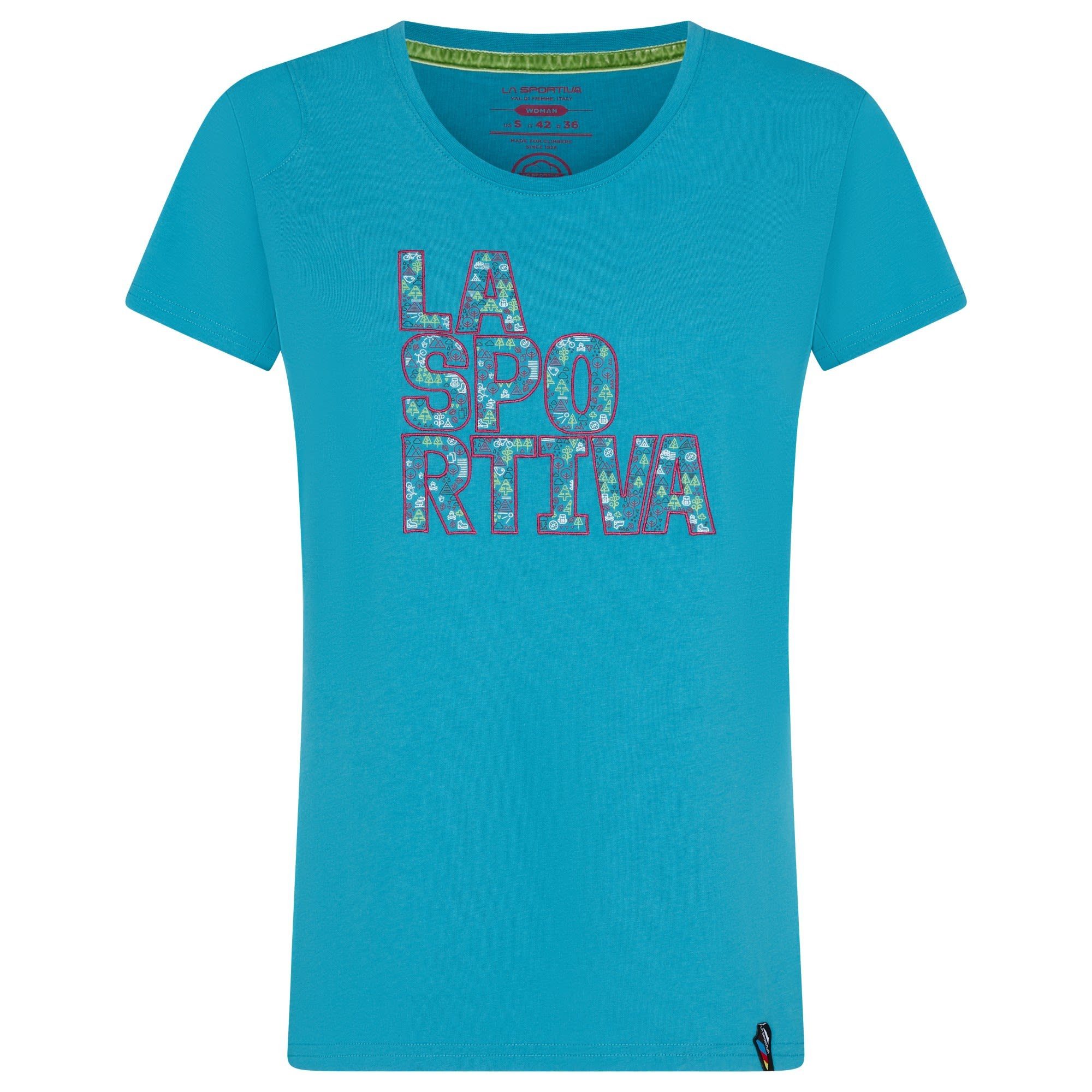 La Sportiva T-Shirt La Sportiva W Pattern T-shirt Damen Kurzarm-Shirt Topaz