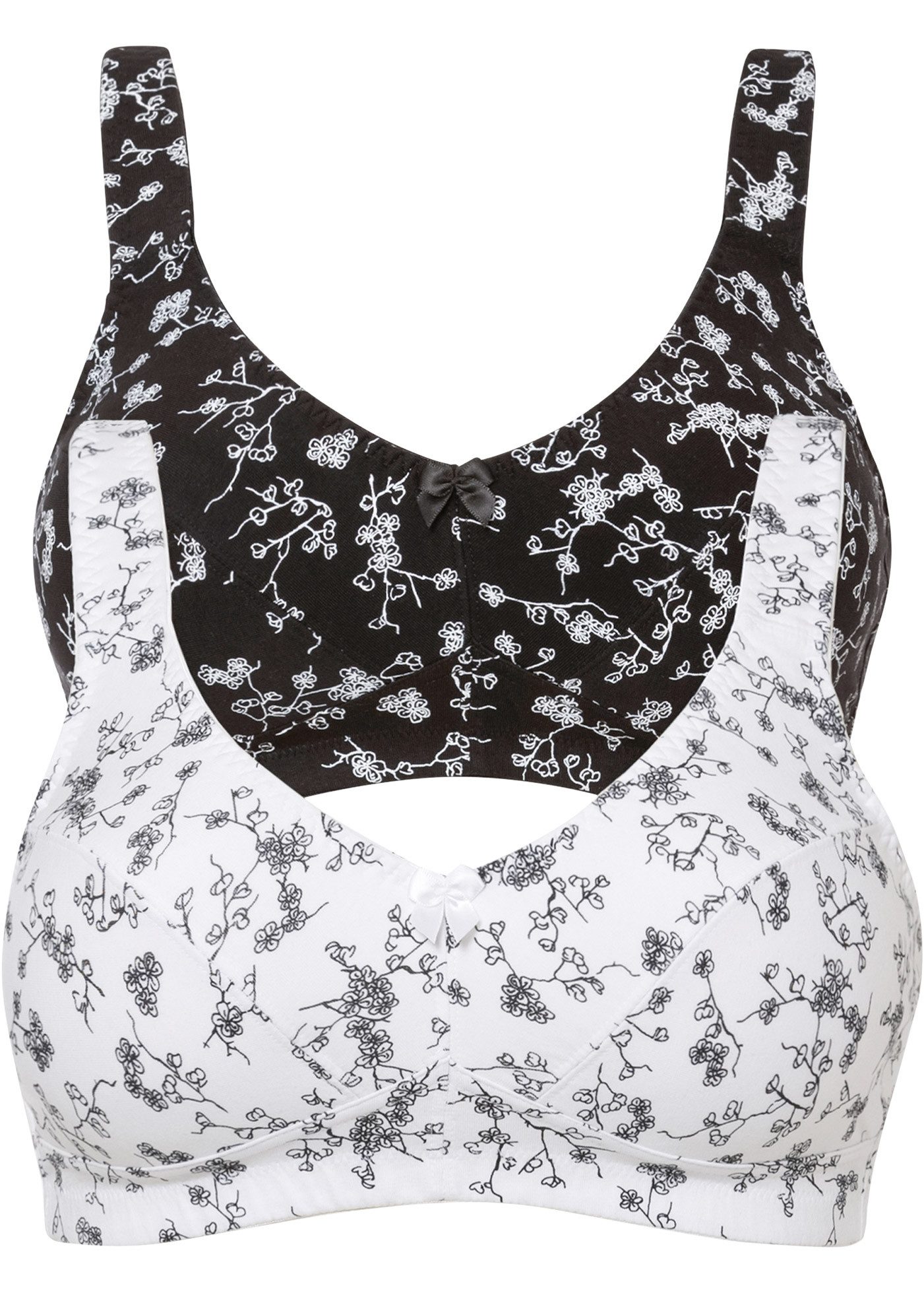 bonprix Büstenhebe (Packung, 2-tlg., 2) im praktischen 2er Pack, ohne Bügel, leicht gepolsterte Träger