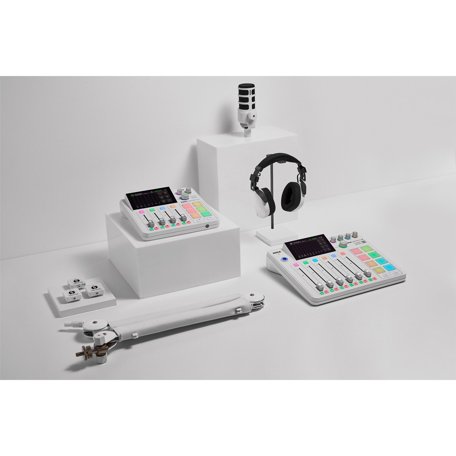 RØDE Rode Rodecaster Pro II Audio Production Studio Weiss Digitales Aufnahmegerät