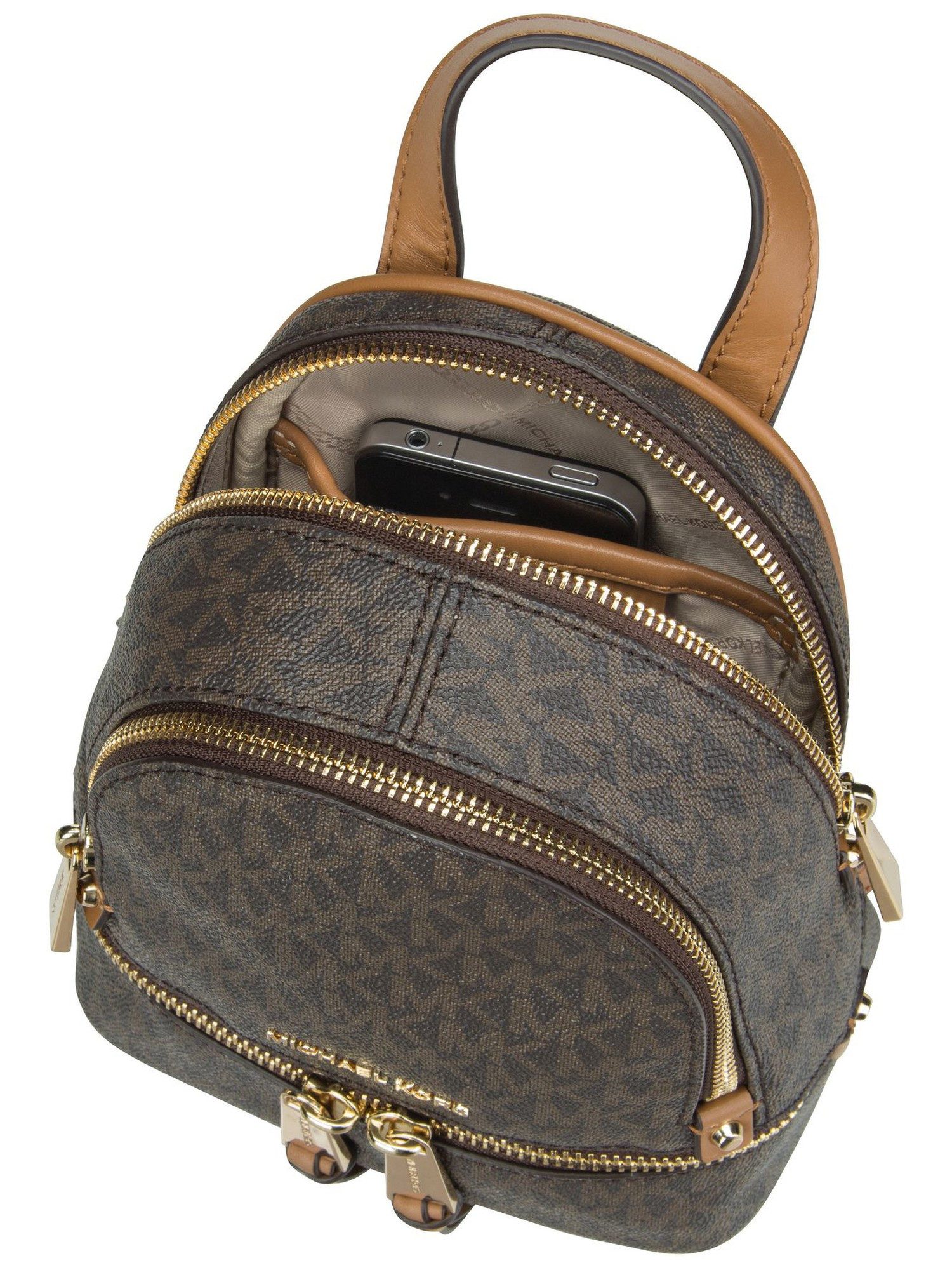 MICHAEL KORS Rucksack Rhea Zip XS MK Signature