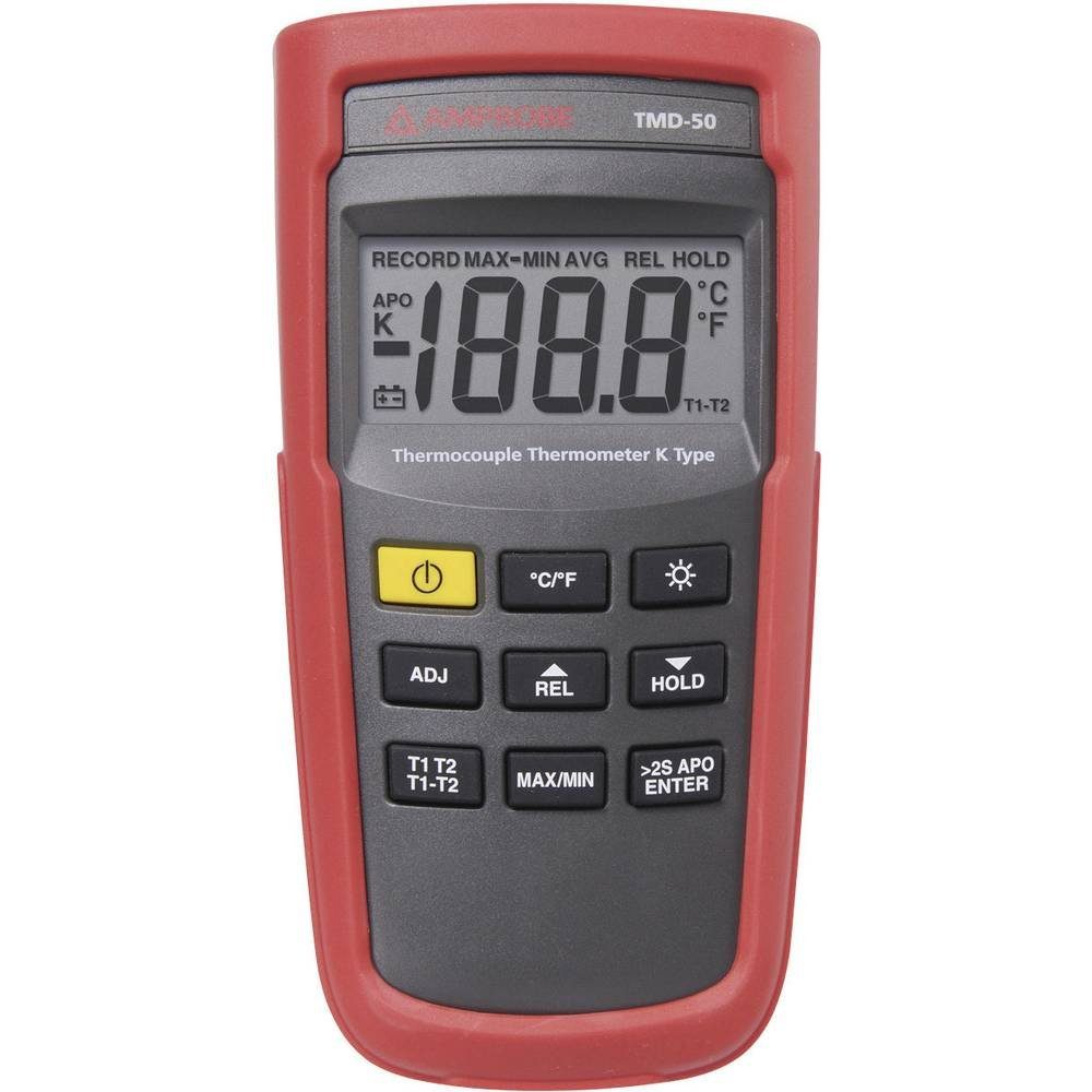 VOLTCRAFT K102 Temperatur-Messgerät – K-Typ, –200 Bis +1370 °C, 2 Kanäle, Mit Miniatur-Thermoelement-Stecker