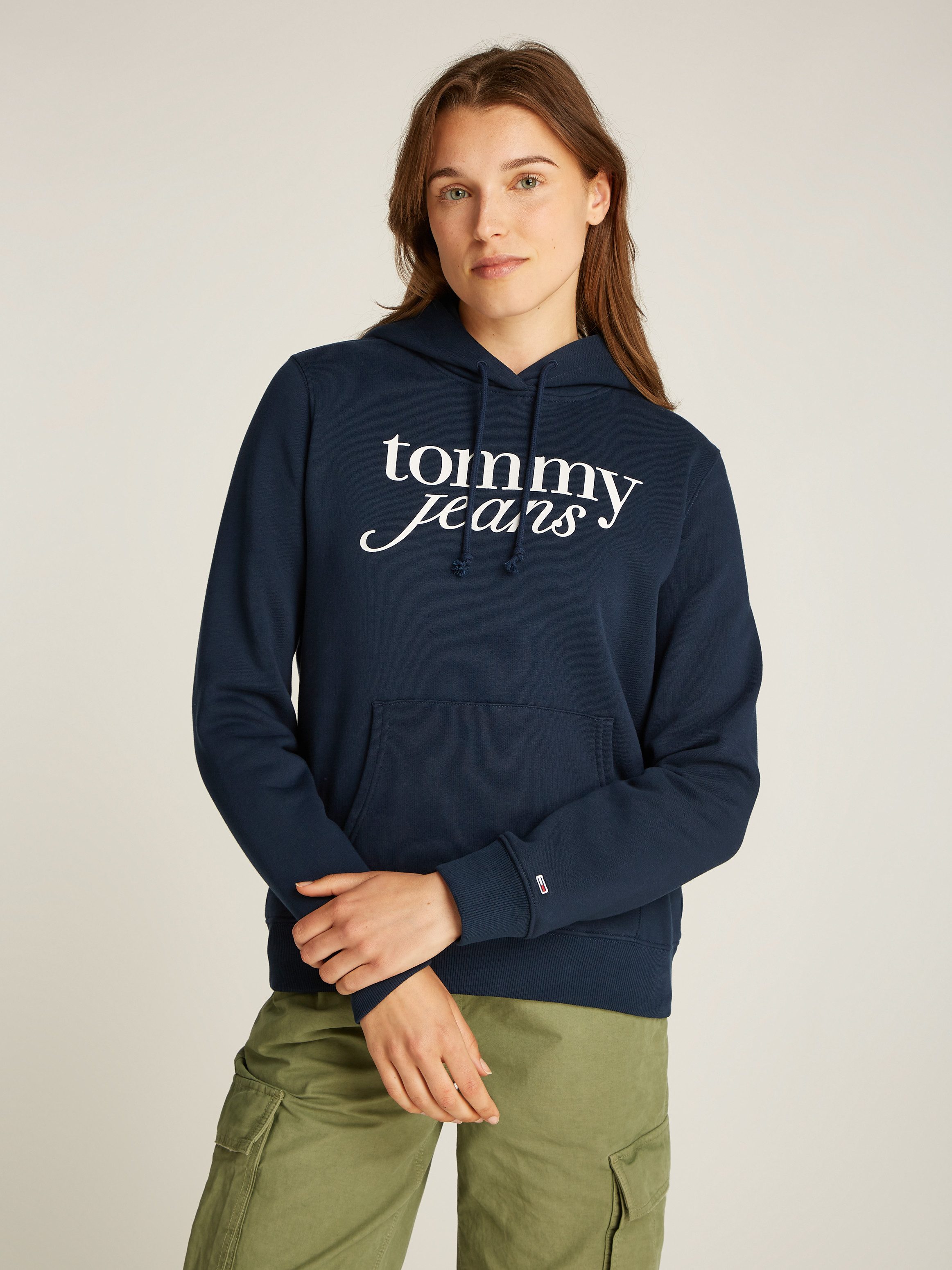 Tommy Jeans Curve Kapuzensweatshirt TJW REG ESS LOGO HOODIE EXT in Großen G günstig online kaufen
