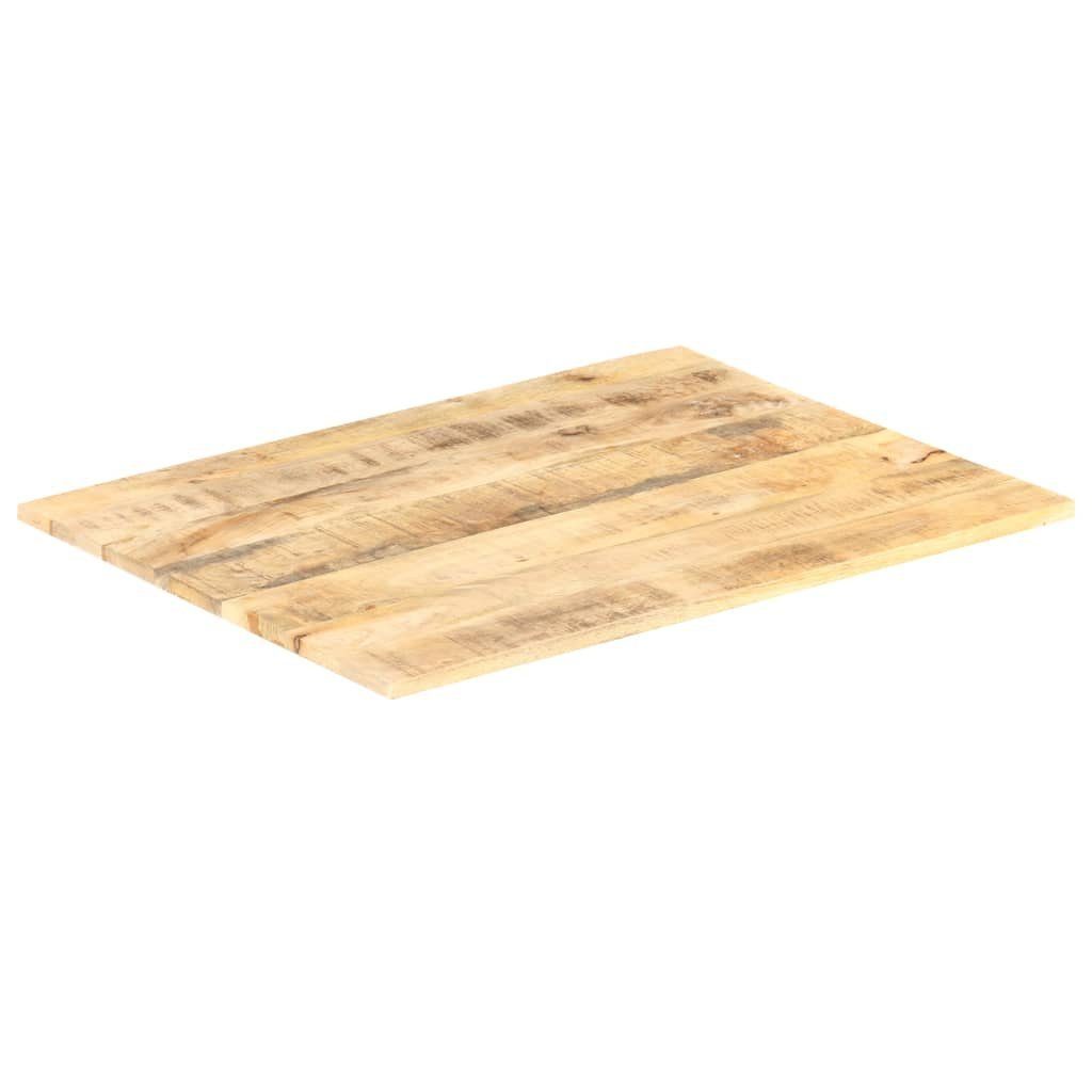 vidaXL Tischplatte Tischplatte Massivholz St) cm mm 90x60 15-16 Mango (1