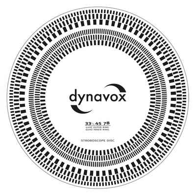 Dynavox Stroboskop-Scheibe Plattenspieler (Riemenantrieb, Direktantrieb, Kalibrierung der Geschwindigkeit, Justage Tonabnehmer)