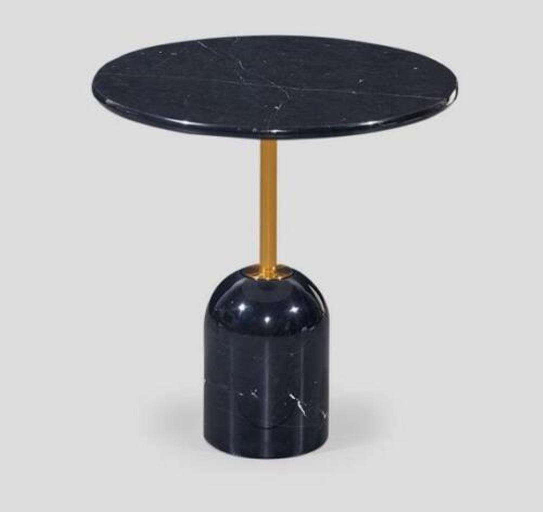 JVmoebel Beistelltisch Schwarzer Beistelltisch Wohnzimmer Tische Modernes Rundes Design (1-St., 1x nur Beistelltisch), Made in Europa | Ablagetische