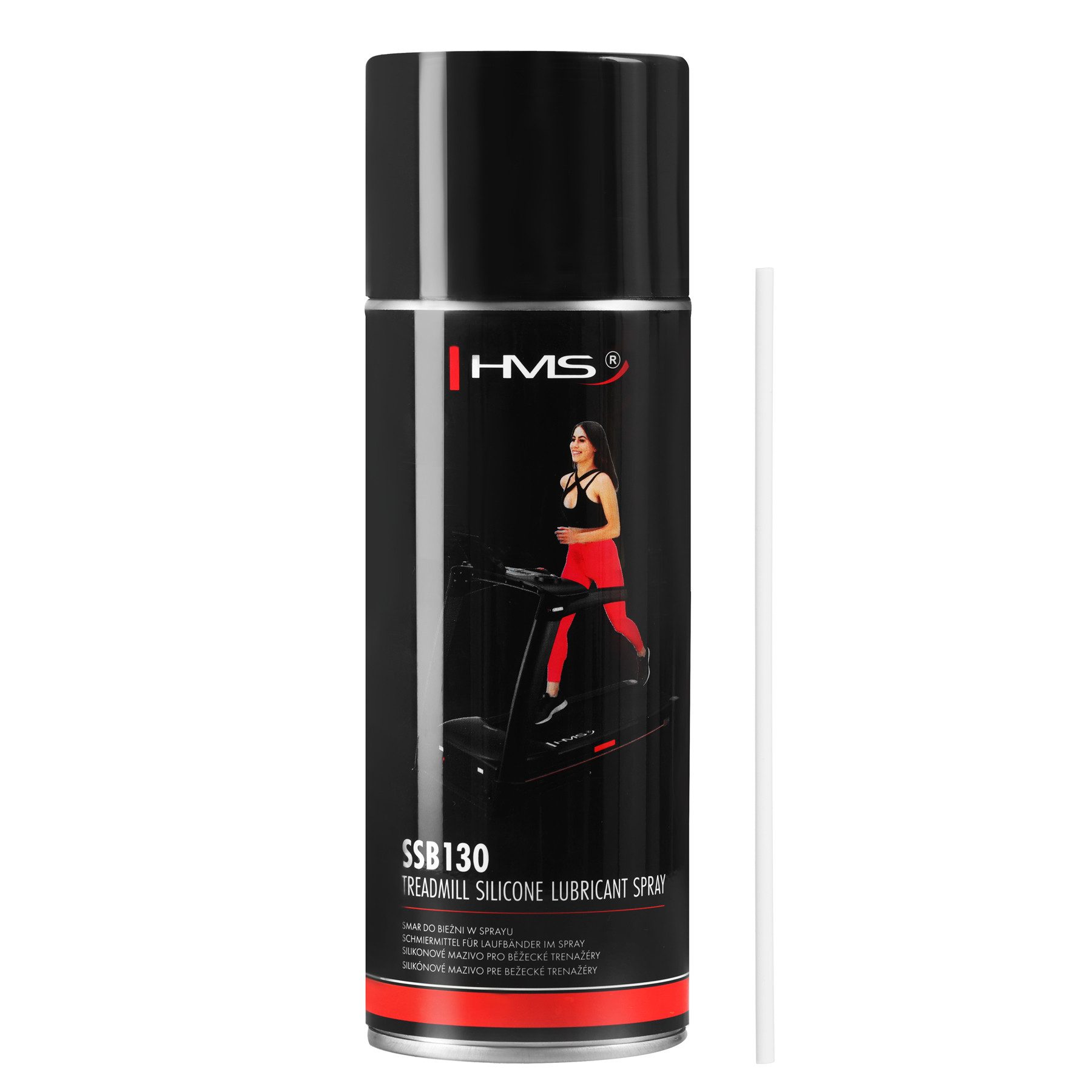 HMS Silikonöl Silikon Spray Laufband Schmiermittel Laufbandöl Pflege Wartung, 450 ml