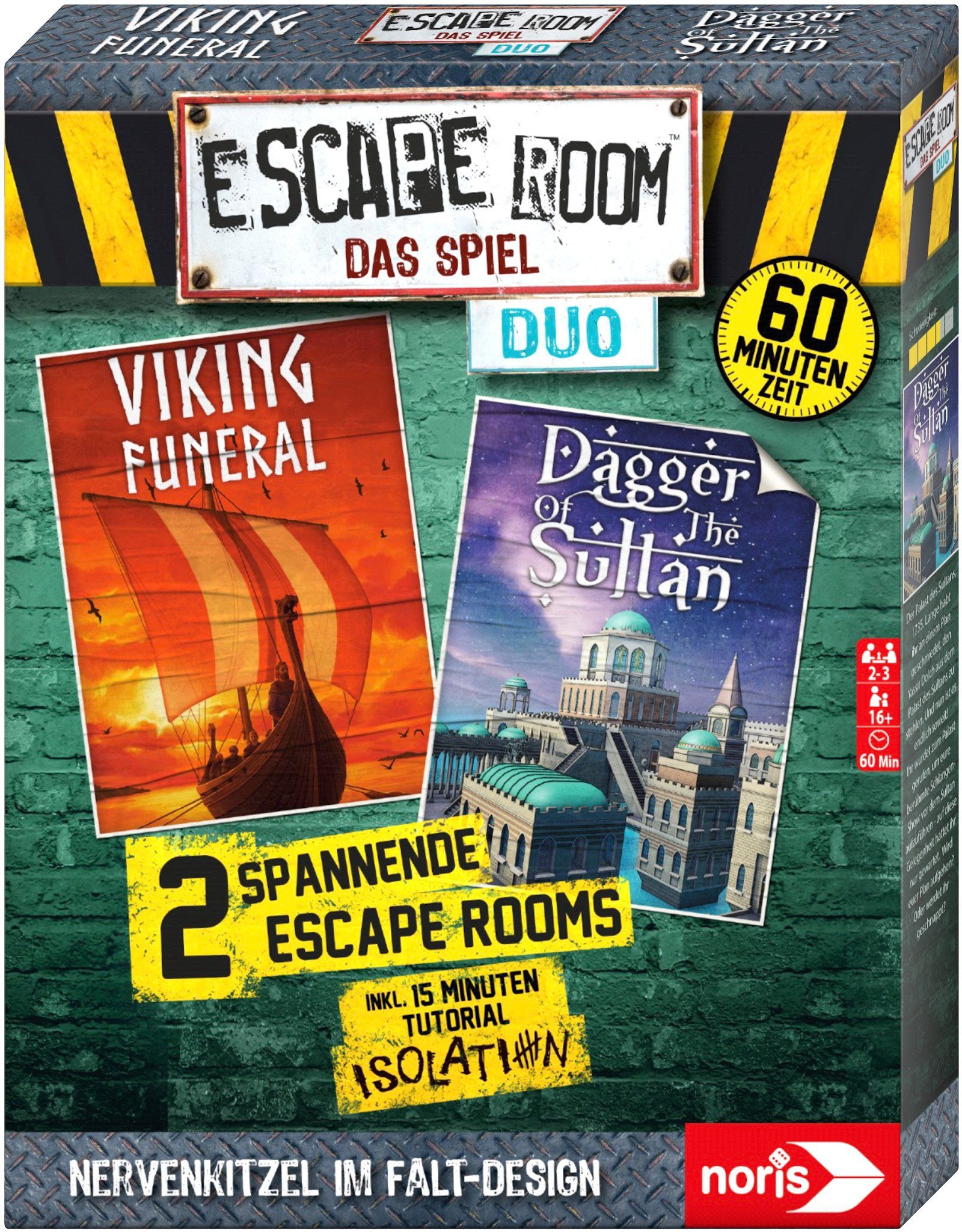 Noris Spiel, Strategiespiel Room Duo Spiel, 3 Das Escape