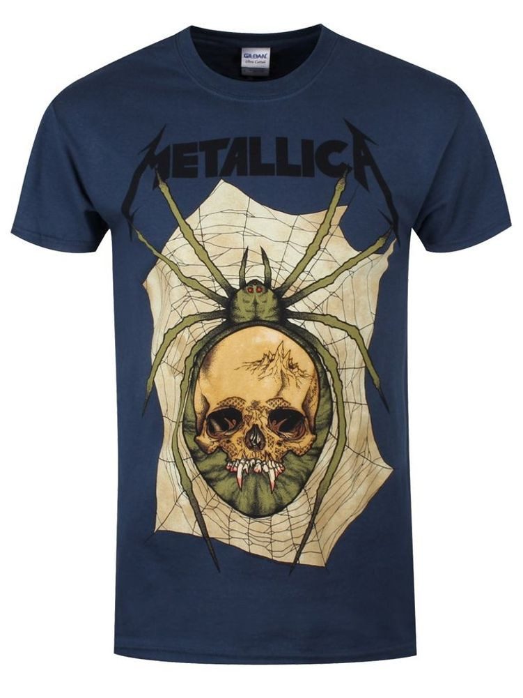 metallica Print-Shirt METALLICA SPIDER T-SHIRT HERREN BLAU Metallica T-Shir günstig online kaufen
