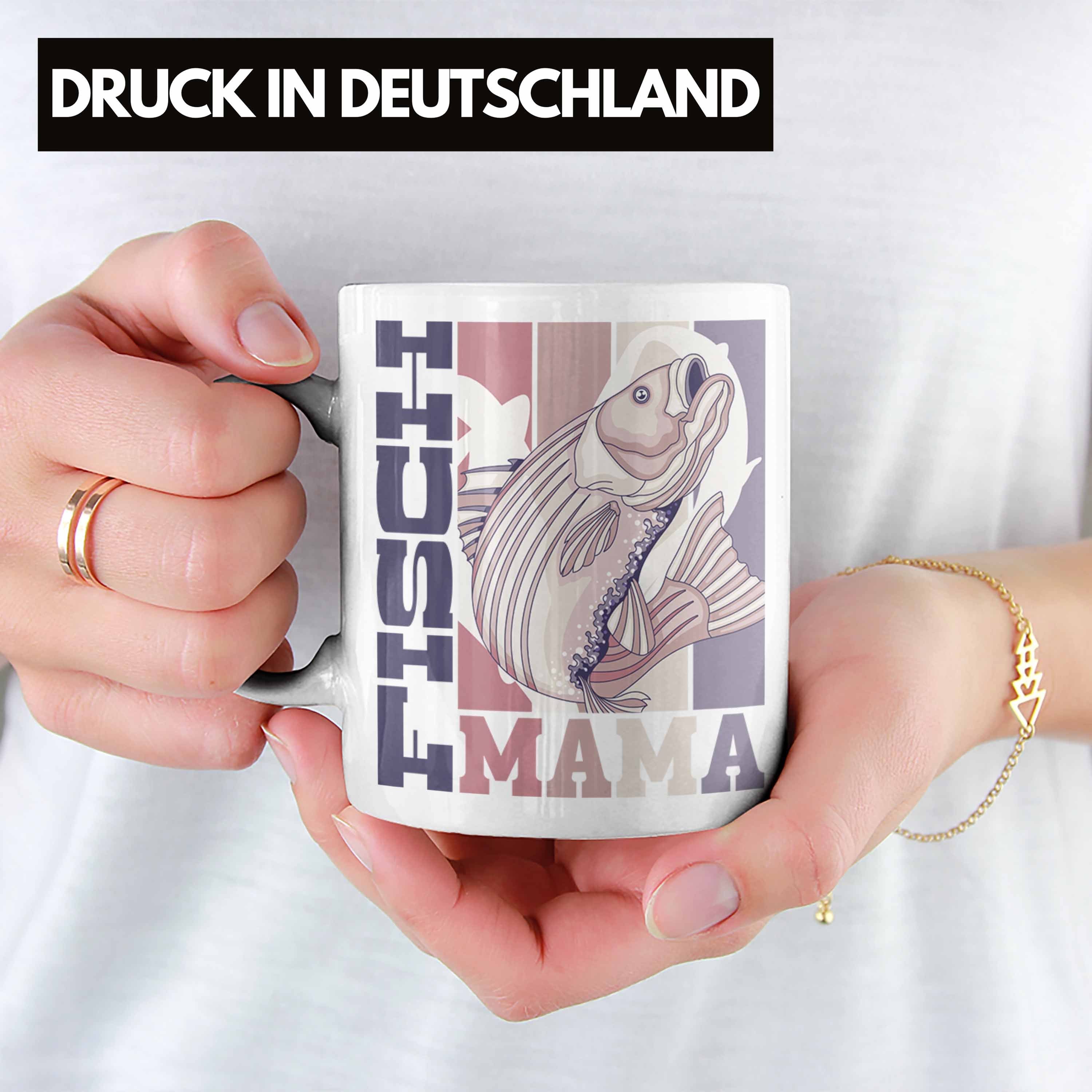 Spruch Besitzerin Geschenk Ges - Tasse für Trendation Trendation Tasse Mama Weiss Fisch Fisch