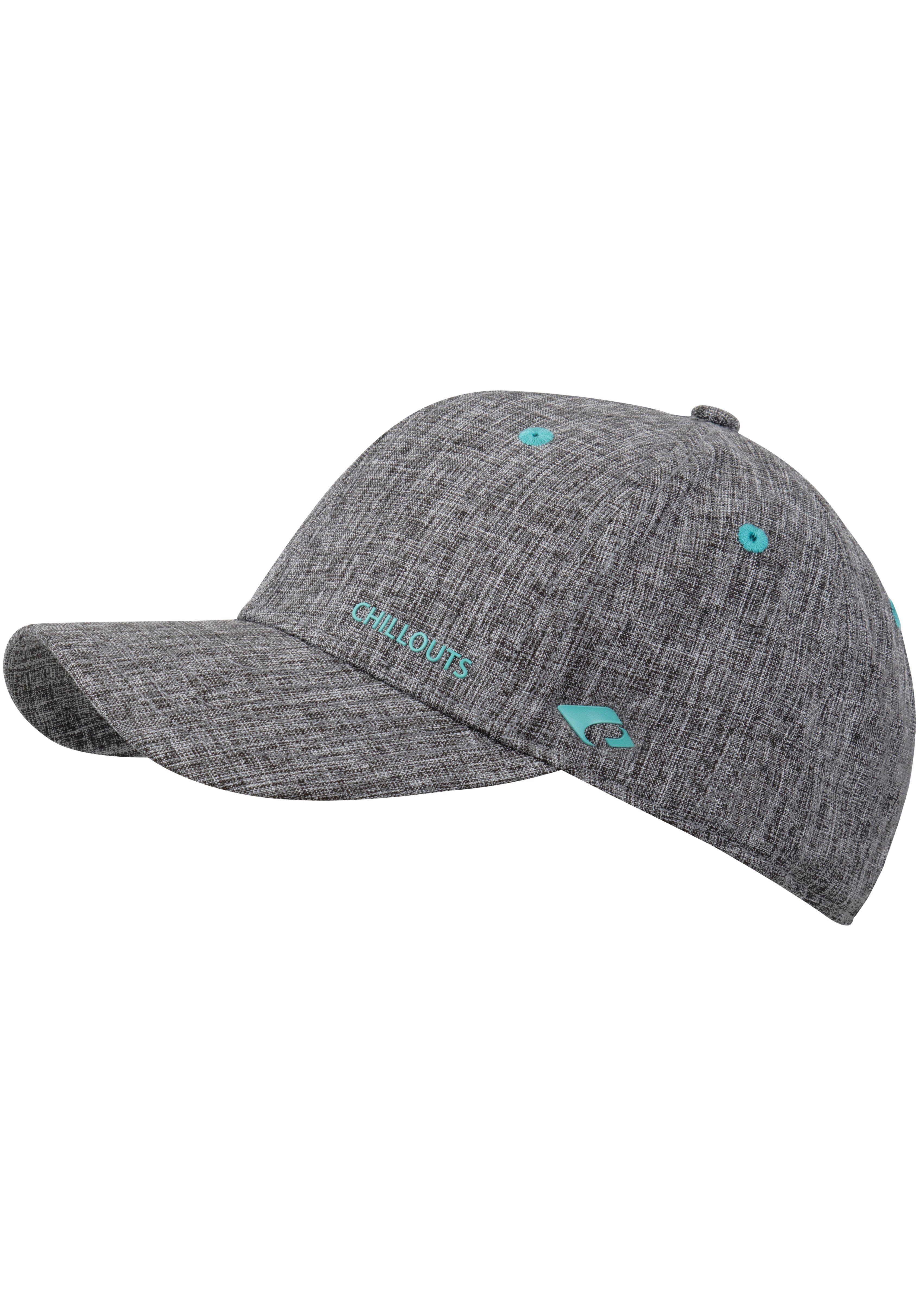 chillouts Baseball Cap Christchurch Hat grau-türkis | Baseball Caps