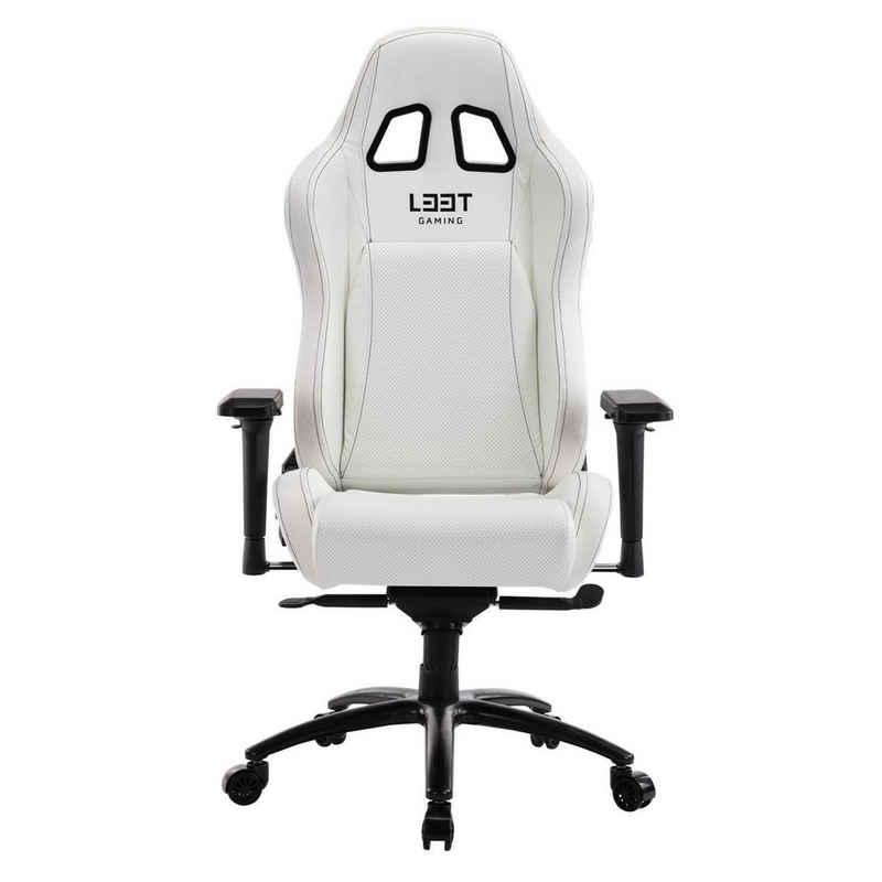 L33T Gaming-Stuhl E-Sport Pro Comfort Gaming Bürostuhl Racing Stuhl (kein Set), neigbar, höhenverstellbar, belastbar bis 165kg