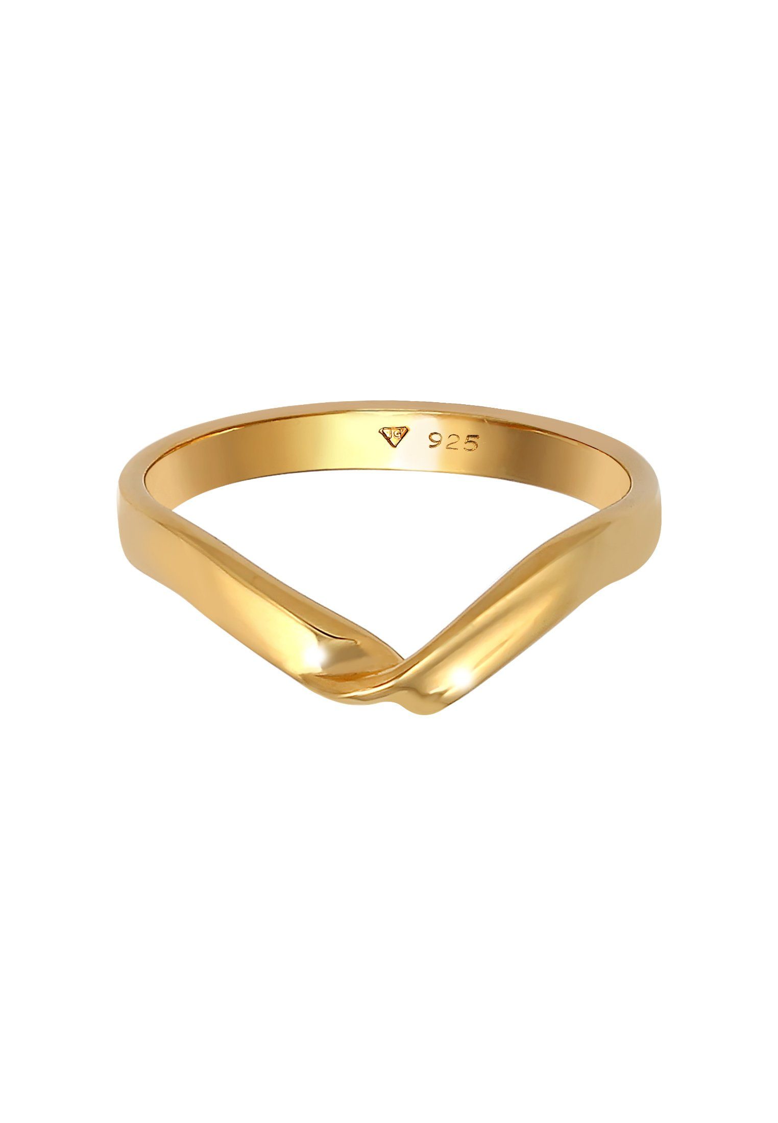 Elli Fingerring Gedreht Bandring Trend Basic günstig online kaufen