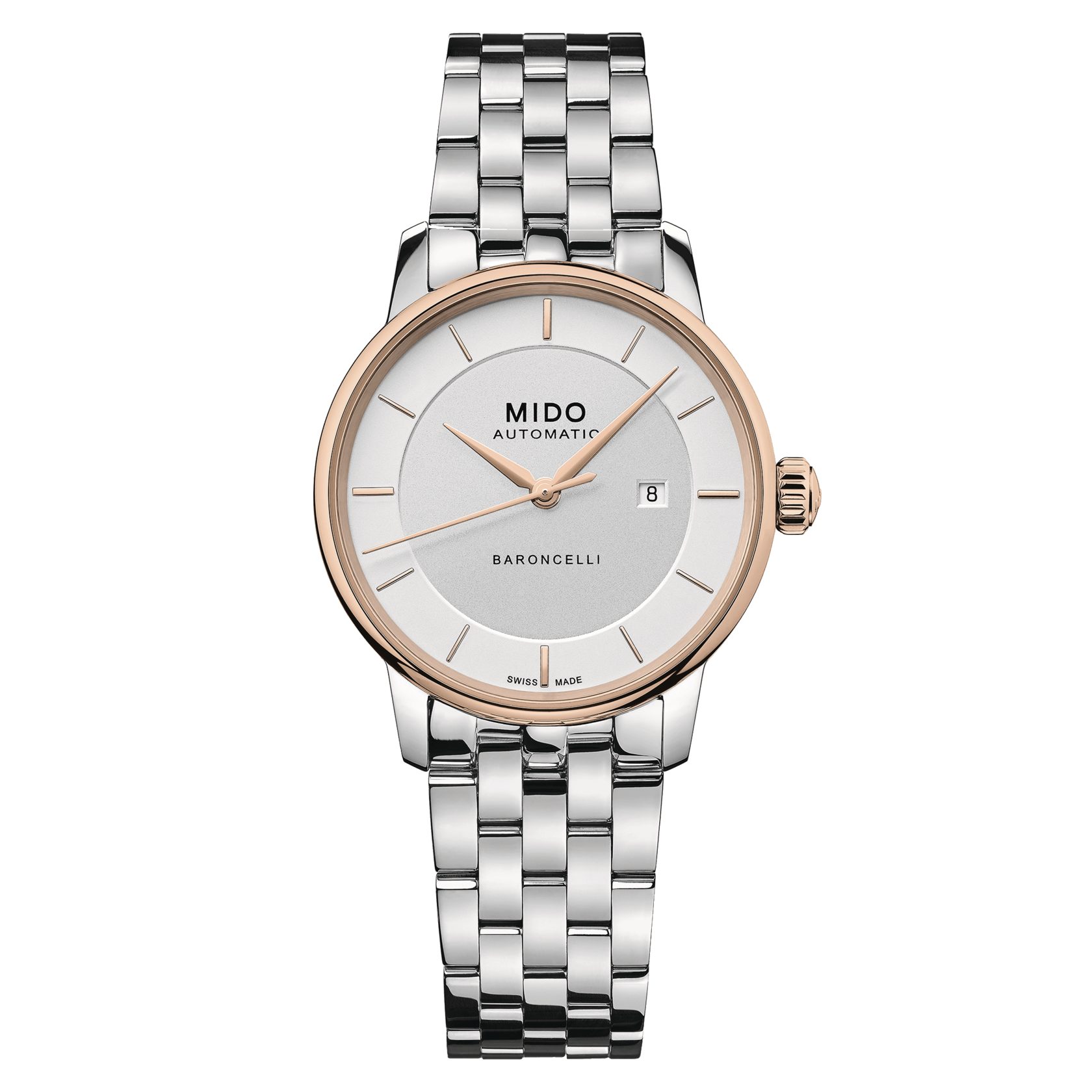Schweizer Uhr Damenuhr Automatik Baroncelli Signature Lady