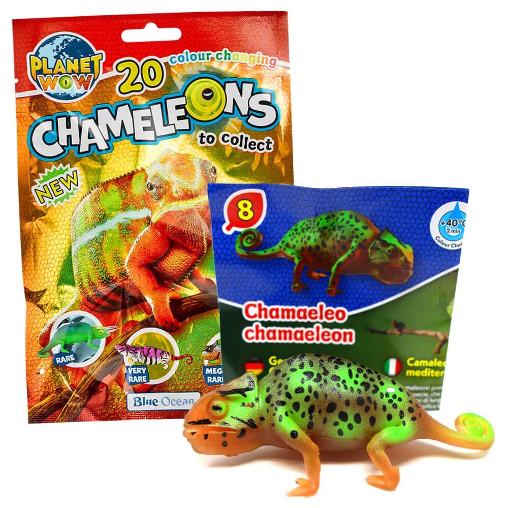 Blue Ocean Sammelfigur Blue Ocean Chamäleons Sammelfiguren 2024 - Planet Wow - Figur 8. Gemei (Set), Chamäleons - Figur 8. Gemeines Chamäleon (Farbwechsel)