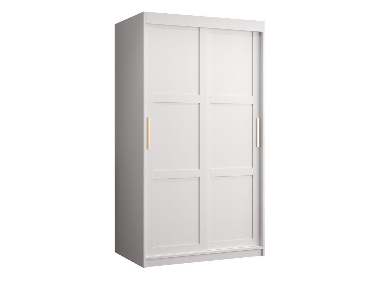 MIRJAN24 Kleiderschrank Riflo Ramiro (mit 2 oder 3 Schiebetüren) 100/180/250 cm, zwei Kleiderstangen