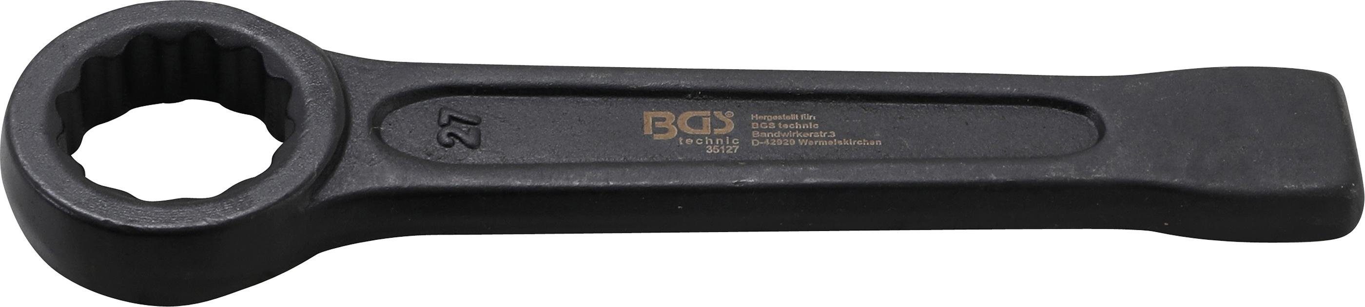 BGS technic Ringschlüssel Schlag-Ringschlüssel, SW 27 mm | Ringschlüssel