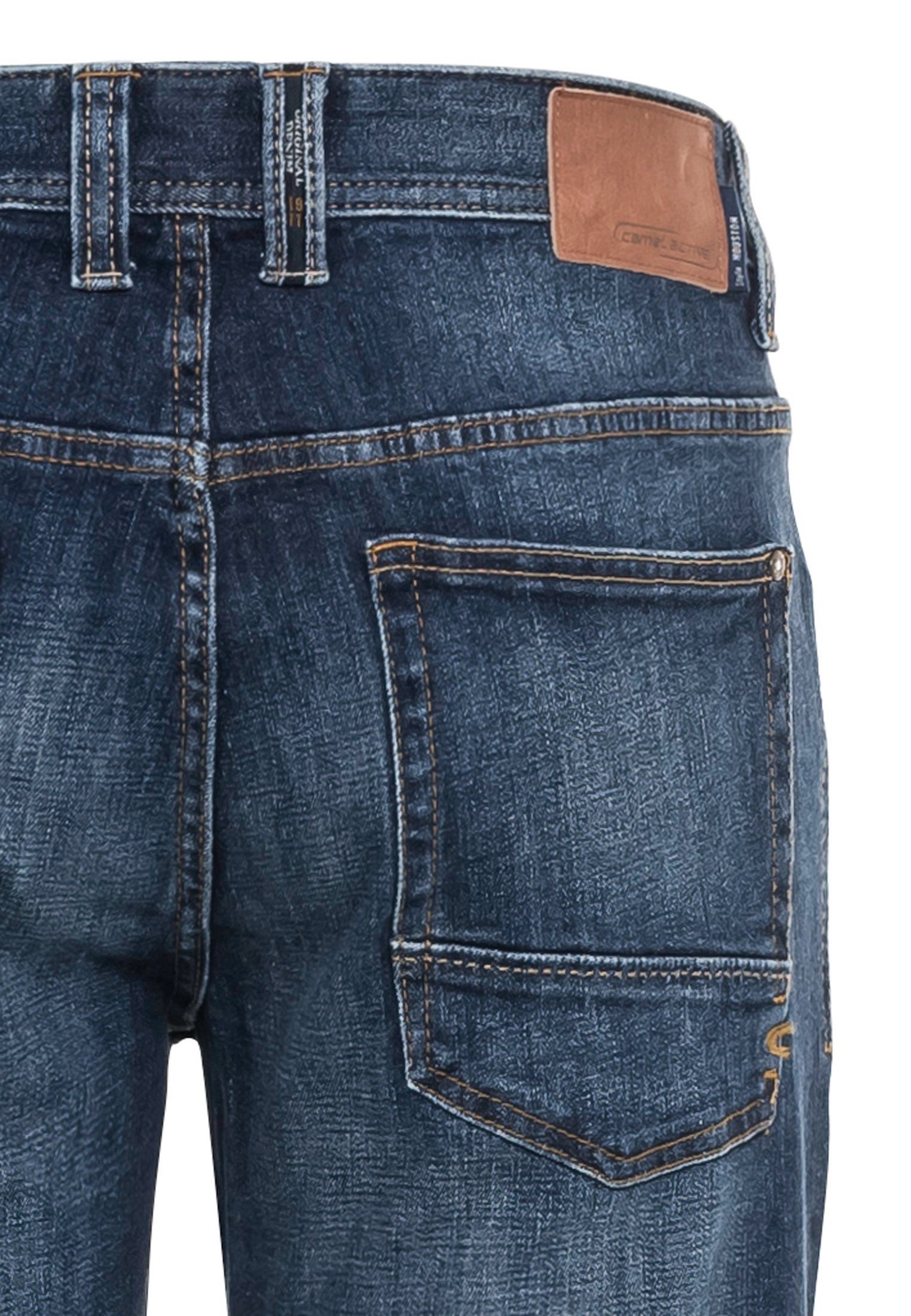 5-POCKET Jeans Herren camel 5-Pocket-Jeans HOUSTON active indigo