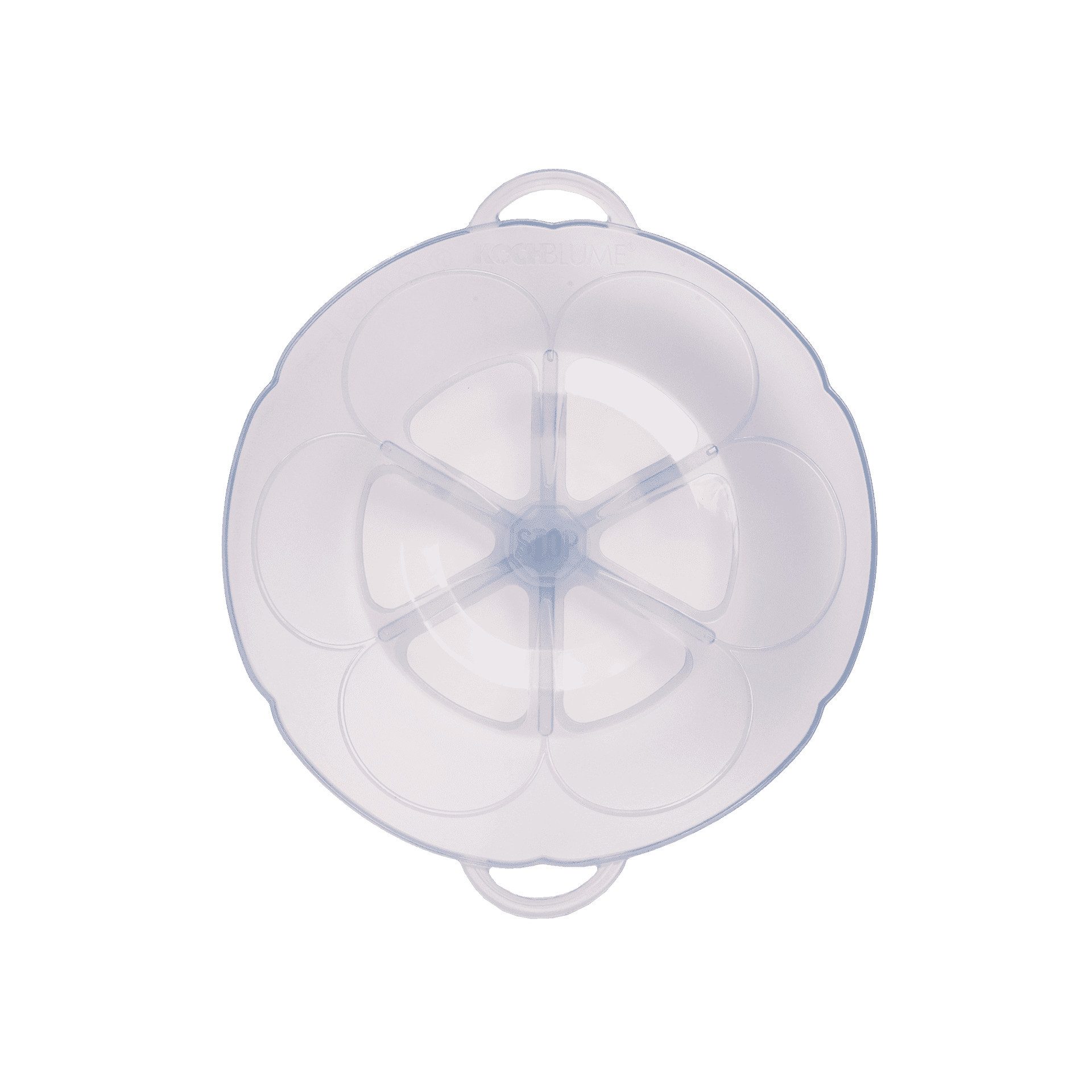 Kochblume Überkochschutz Kochblume Universaldeckel Kochblume Größe S in Eisblau