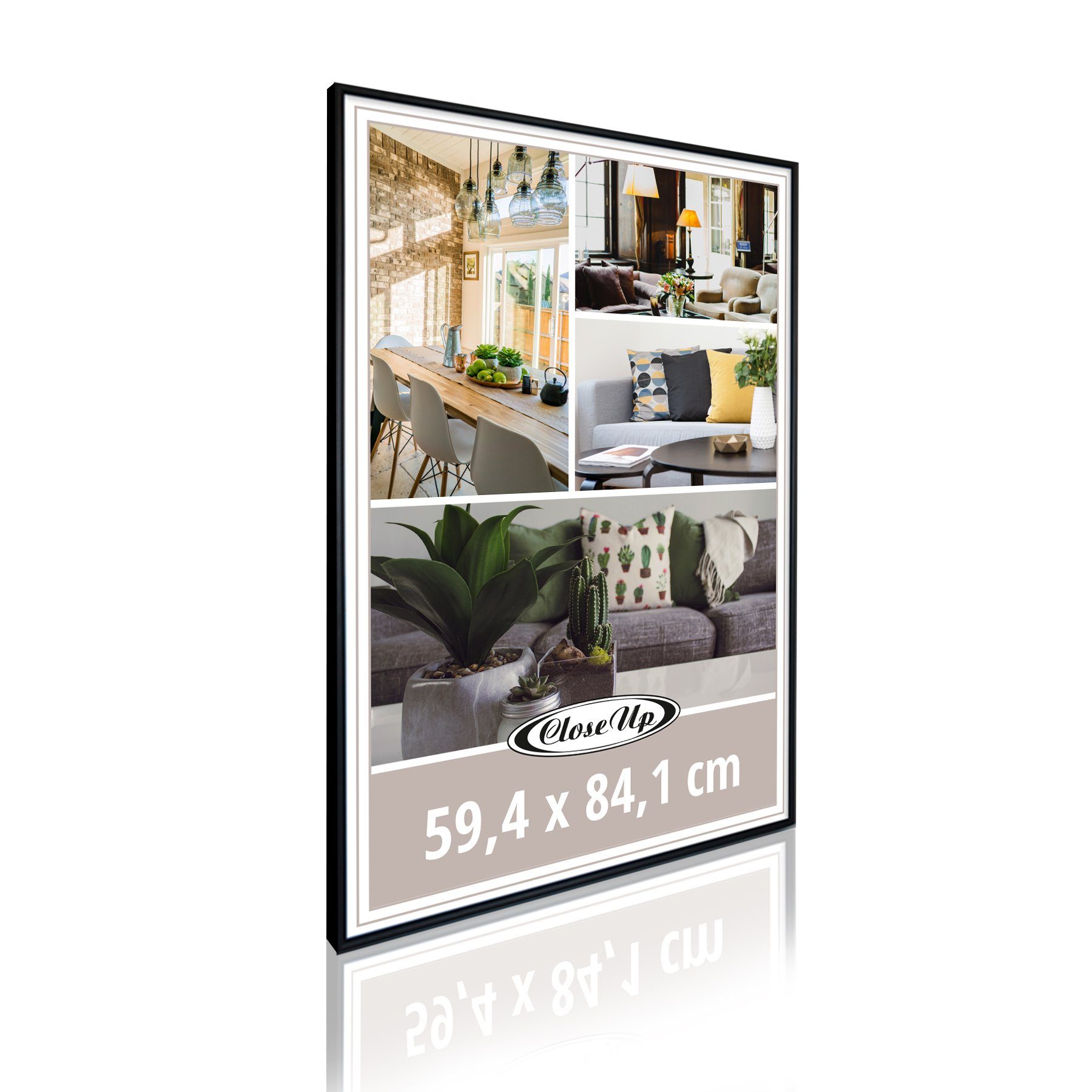 Close Up Bilderrahmen Posterrahmen 59,4 x 84,1 cm DIN A1 schwarz günstig online kaufen