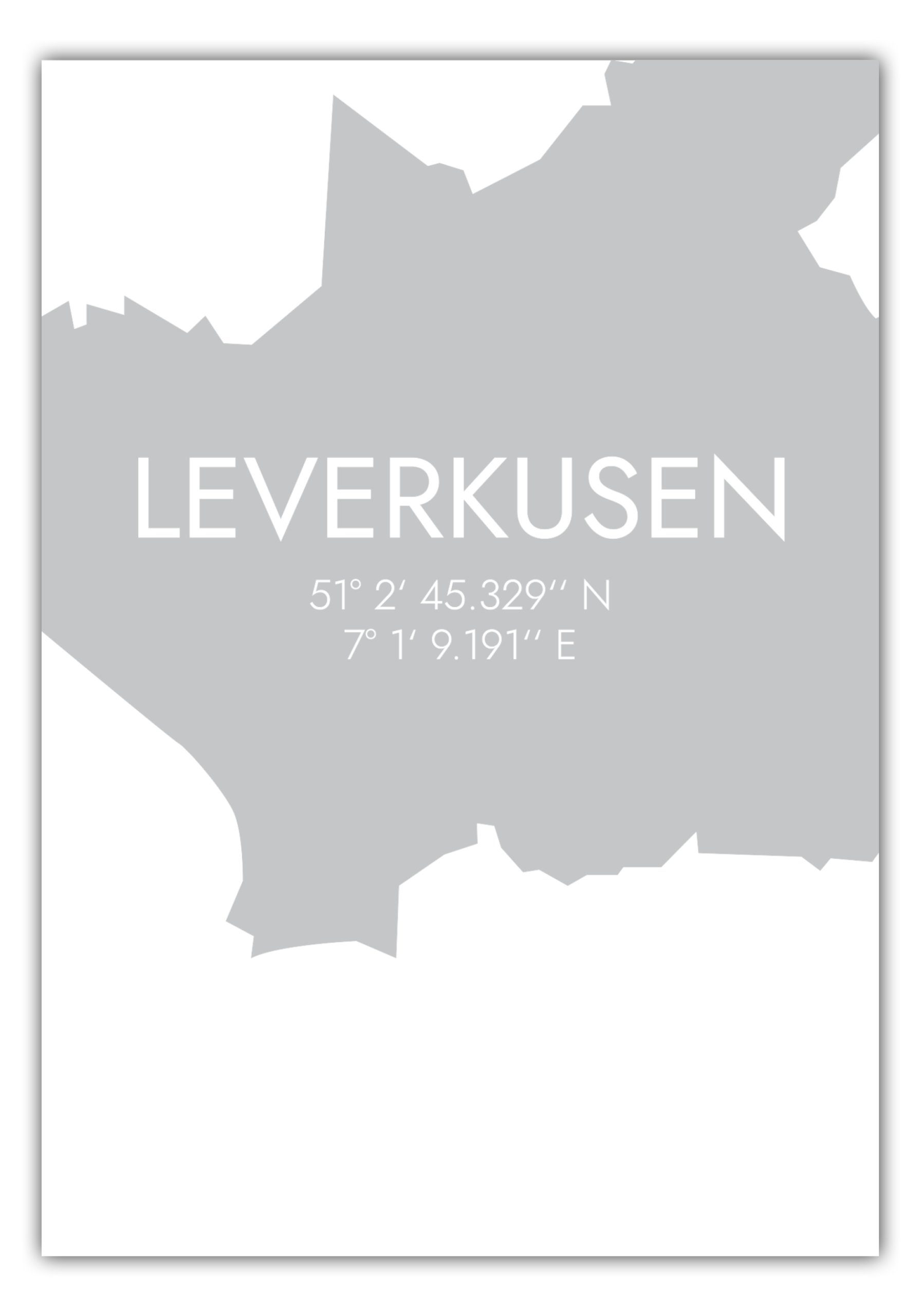 MOTIVISSO Poster Leverkusen Koordinaten #5