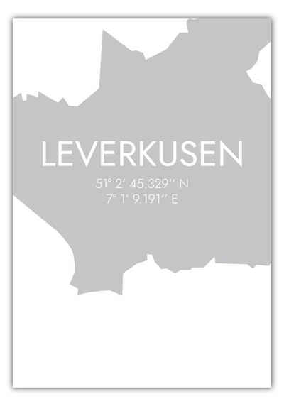 MOTIVISSO Poster Leverkusen Koordinaten #5