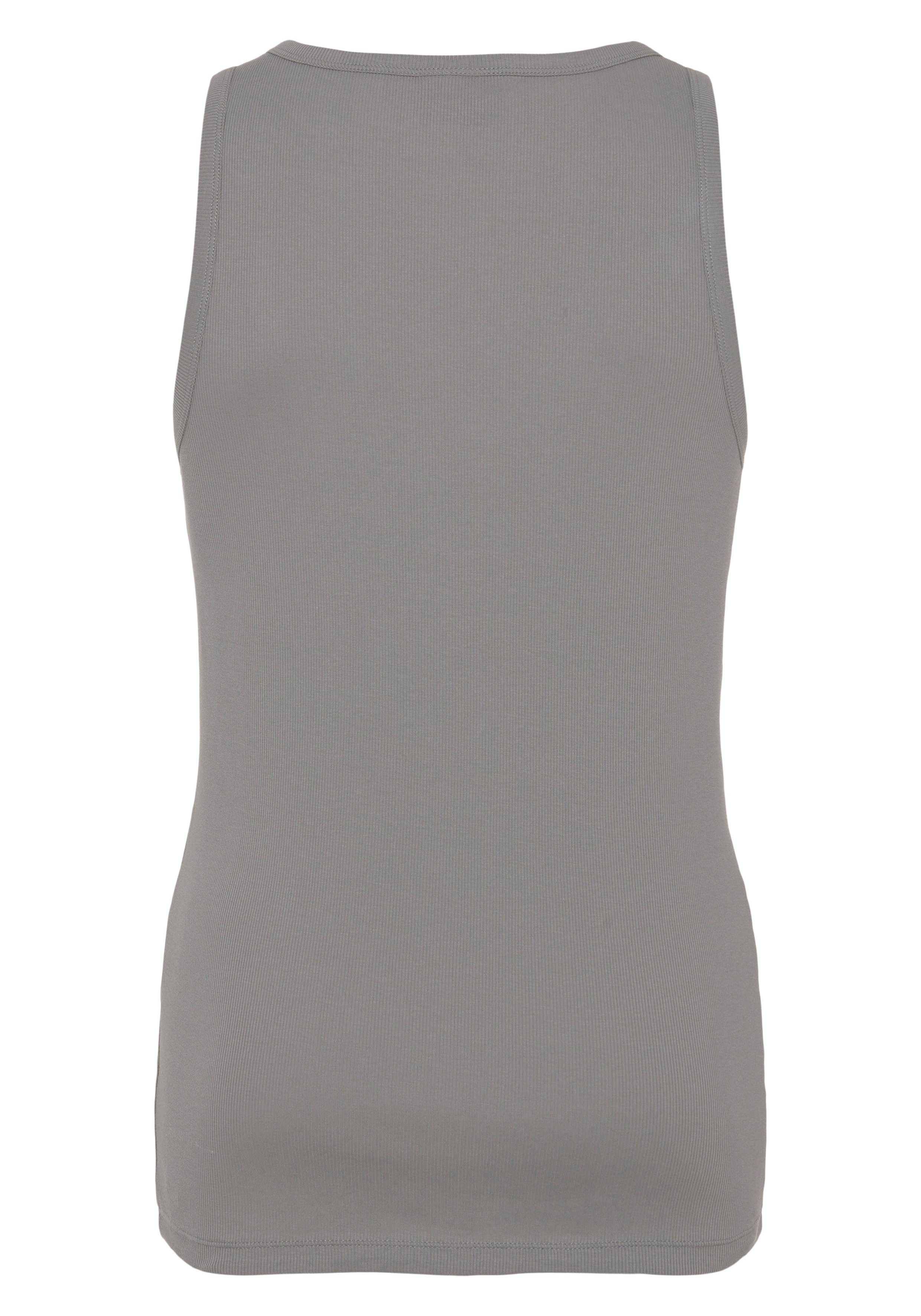 HUGO Muskelshirt TANK TOP TWIN 2er) Grey (Packung, mit Logoschriftzug 2-tlg., PACK Medium 039