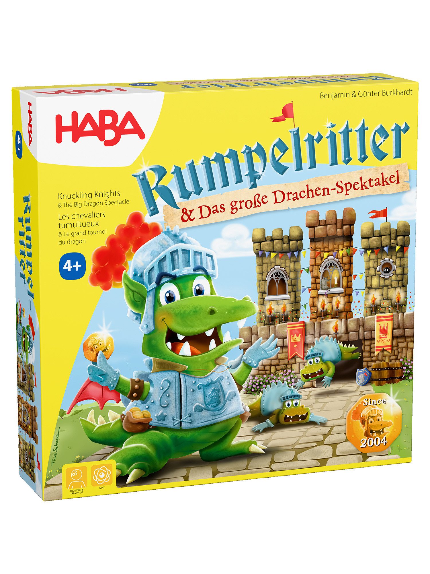 Haba Spiel Rumpelritter, Kinder Spiel und Spaß Kreativität Taktik Lernen