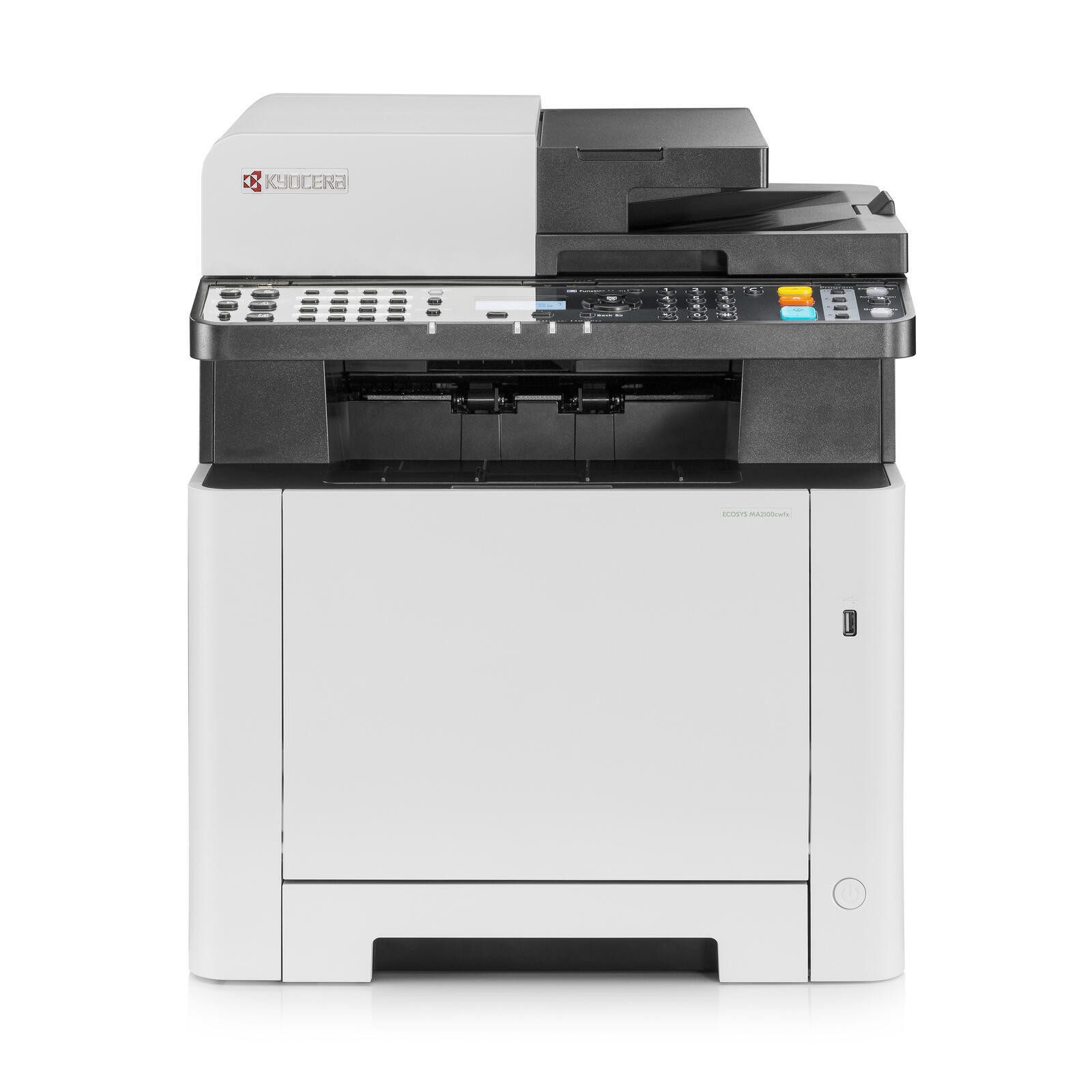 KYOCERA Kyocera ECOSYS MA2100cwfx Multifunktionsdrucker, (WLAN, ADF (Automatischer Dokumenteneinzug), Automatischer Duplexdruck)