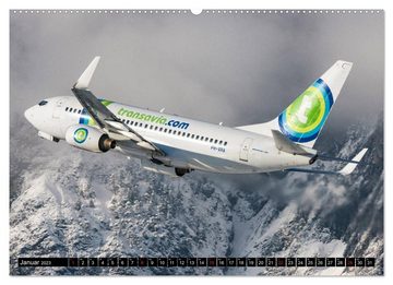 CALVENDO Wandkalender Flugzeugkalender (Premium, hochwertiger DIN A2 Wandkalender 2023, Kunstdruck in Hochglanz)