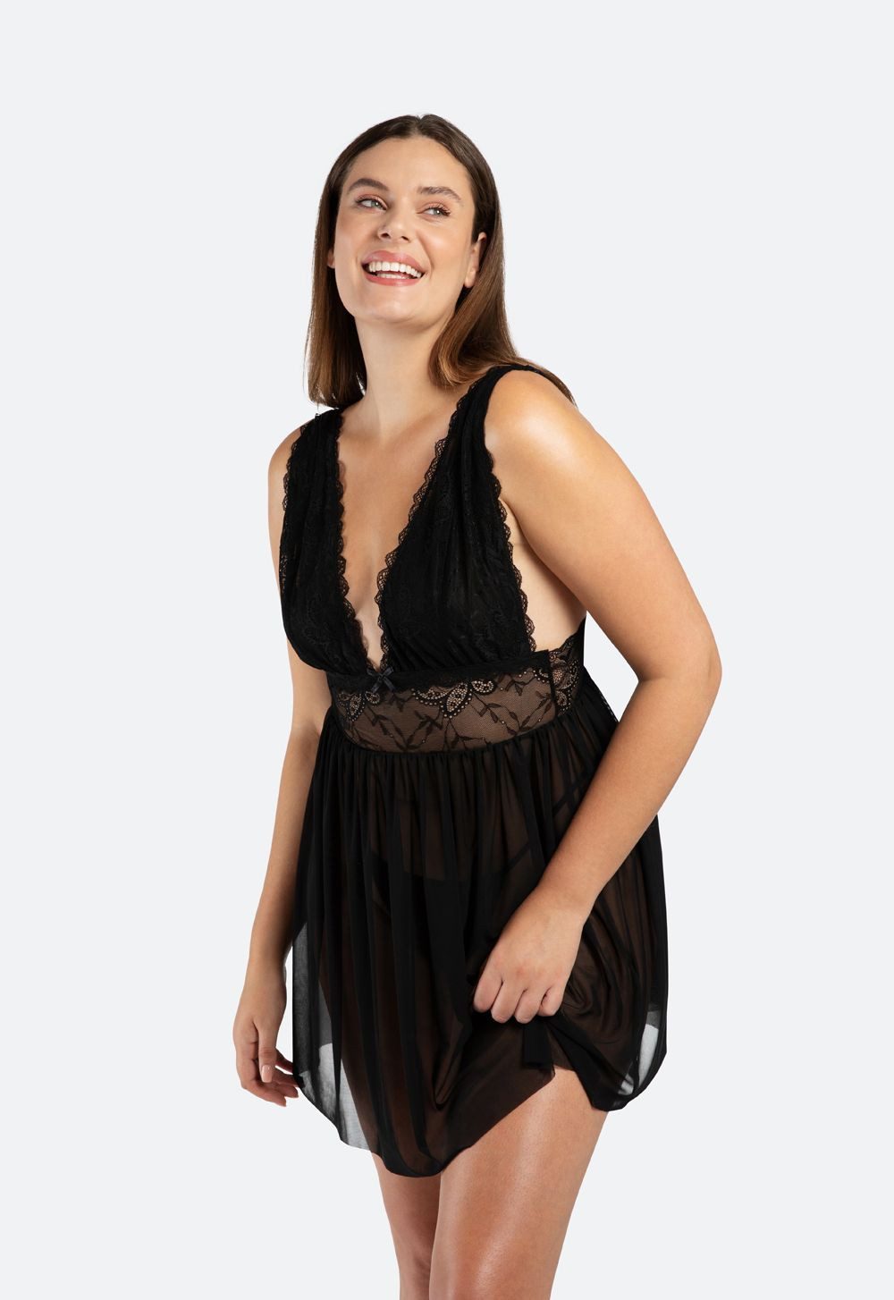 CHRISTINE LE DUC Negligé Christine - Babydoll + String Lieve – Bild 4 von 5