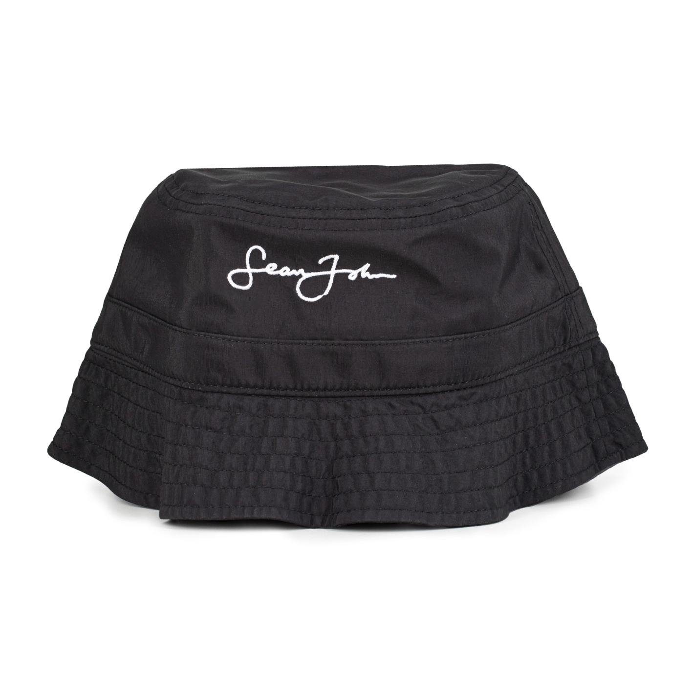 Sean John Fischerhut Sean John Script Logo Nylon Buckethat