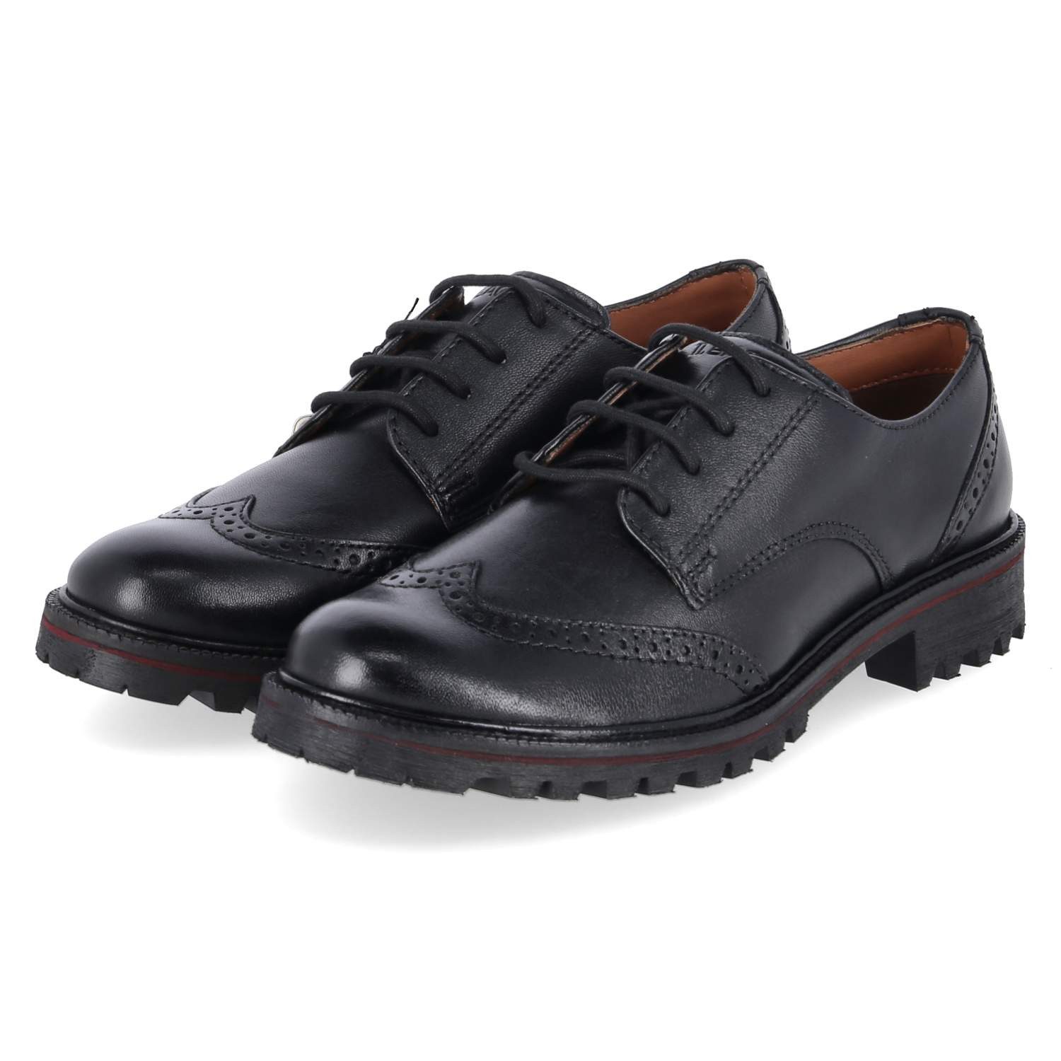 BAGATT TT.Bagatt D32A4X014000-1000 Damen Glattleder black Schnürschuh