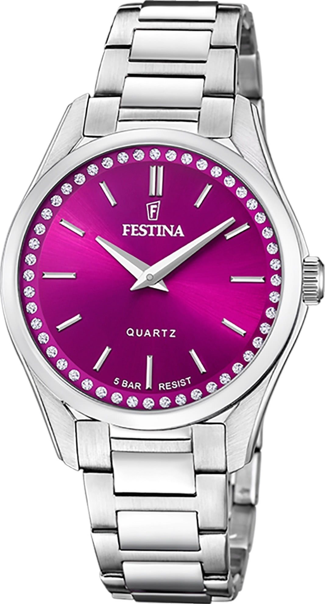 Festina Quarzuhr Festina Damenuhr Mademoiselle, (Analoguhr), günstig online kaufen