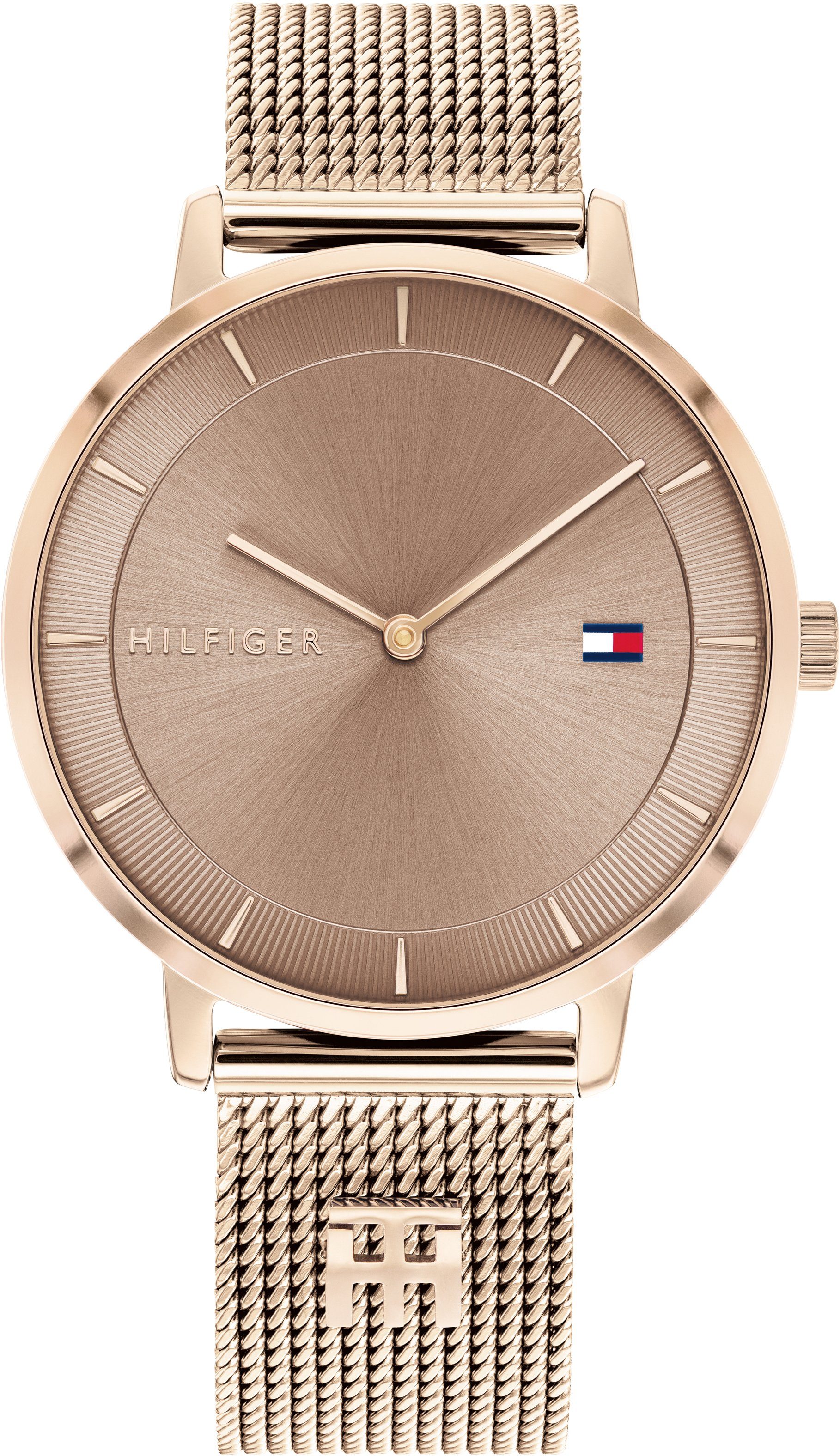 Tommy Hilfiger Quarzuhr TEA 1782287, Armbanduhr, Damenuhr, Edelstahlarmband günstig online kaufen