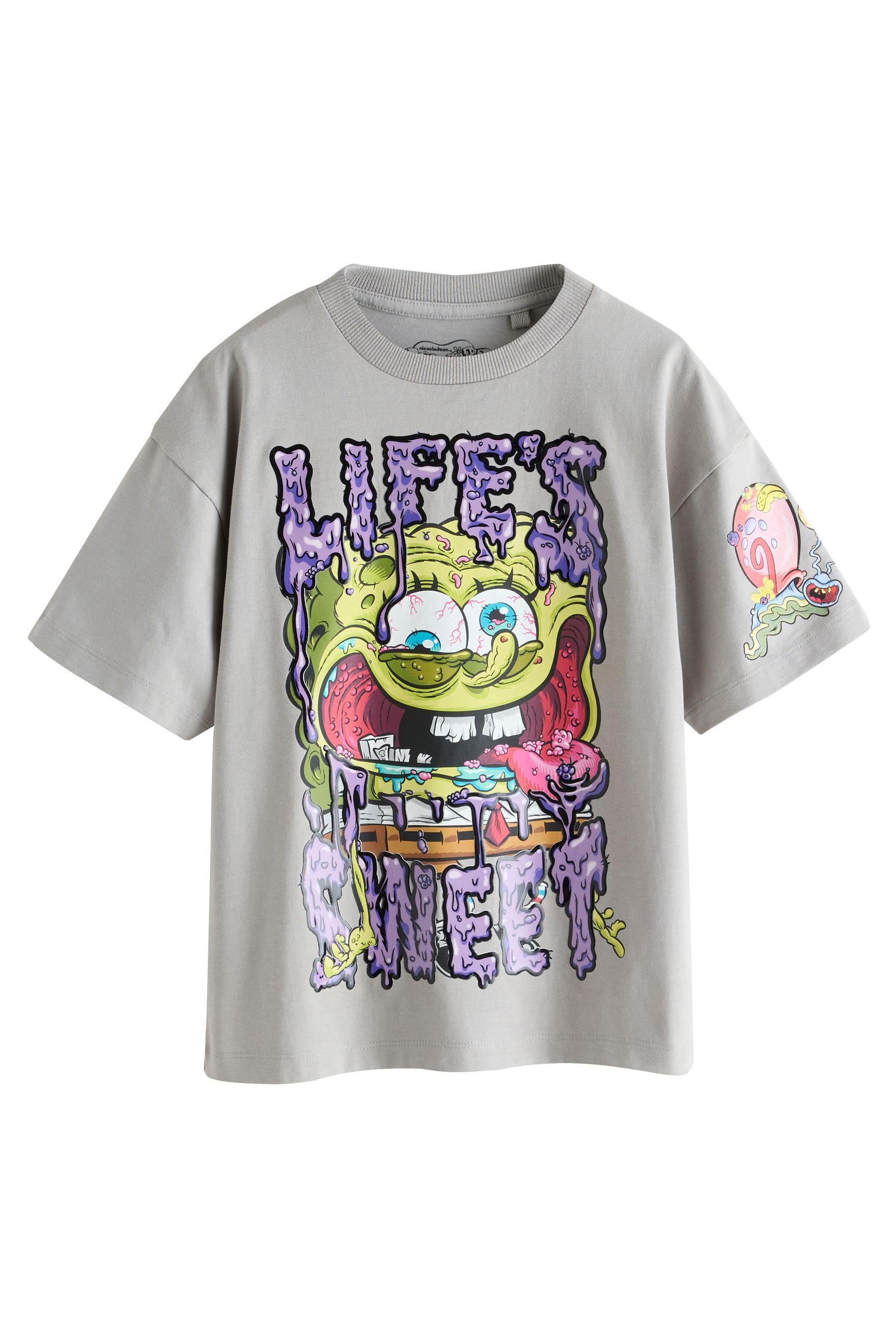 Next T-Shirt T-Shirt aus 100 % Baumwolle, Spongebob (1-tlg)