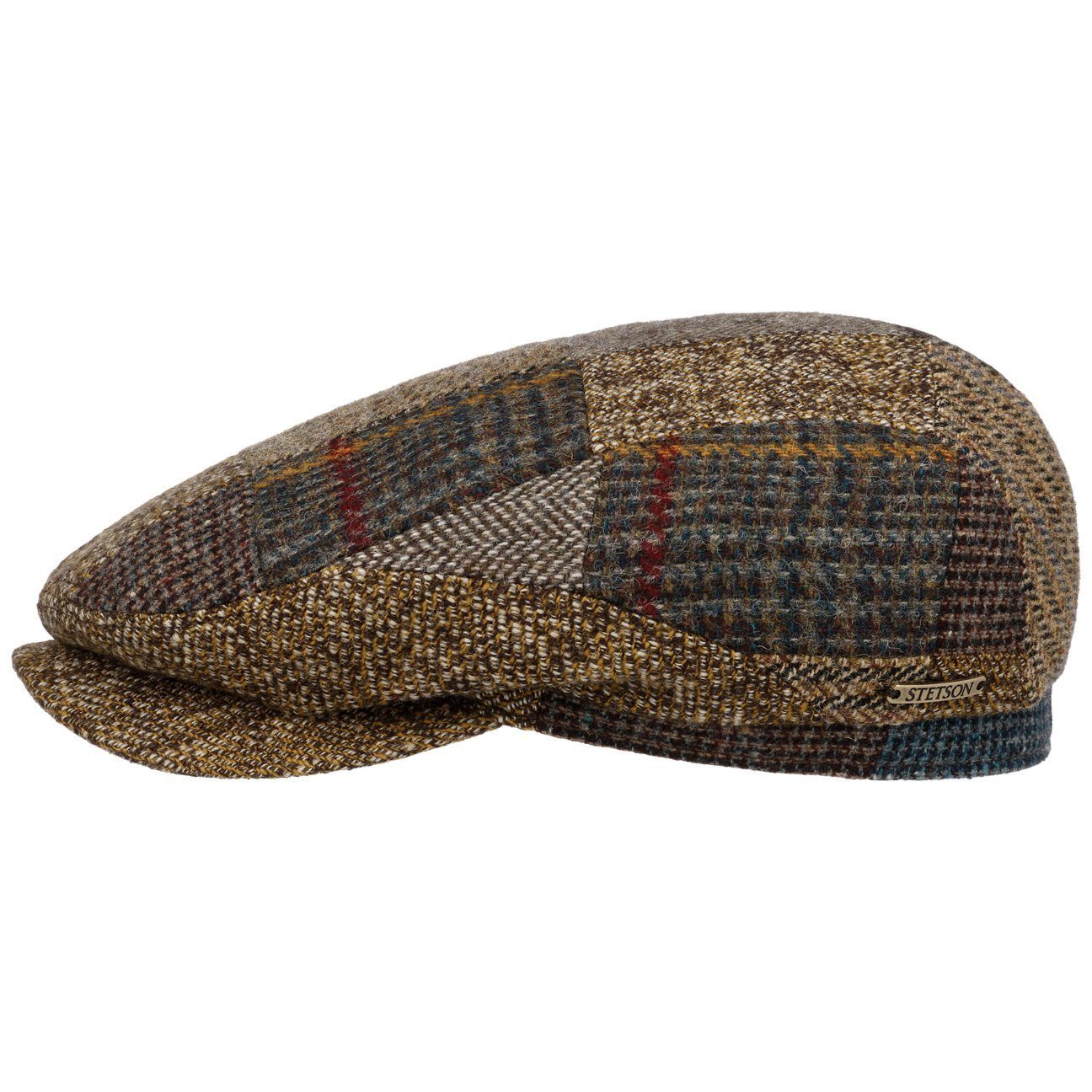 Stetson Flat Cap (1-St) Schirmmütze mit Schirm, Made in the EU