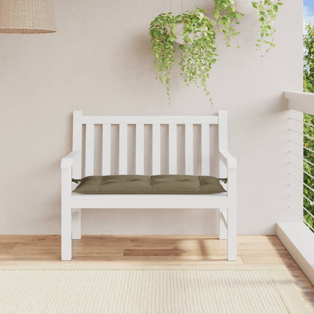 vidaXL Sitzauflage Gartenbank-Auflage Melange Taupe 100x50x7 günstig online kaufen