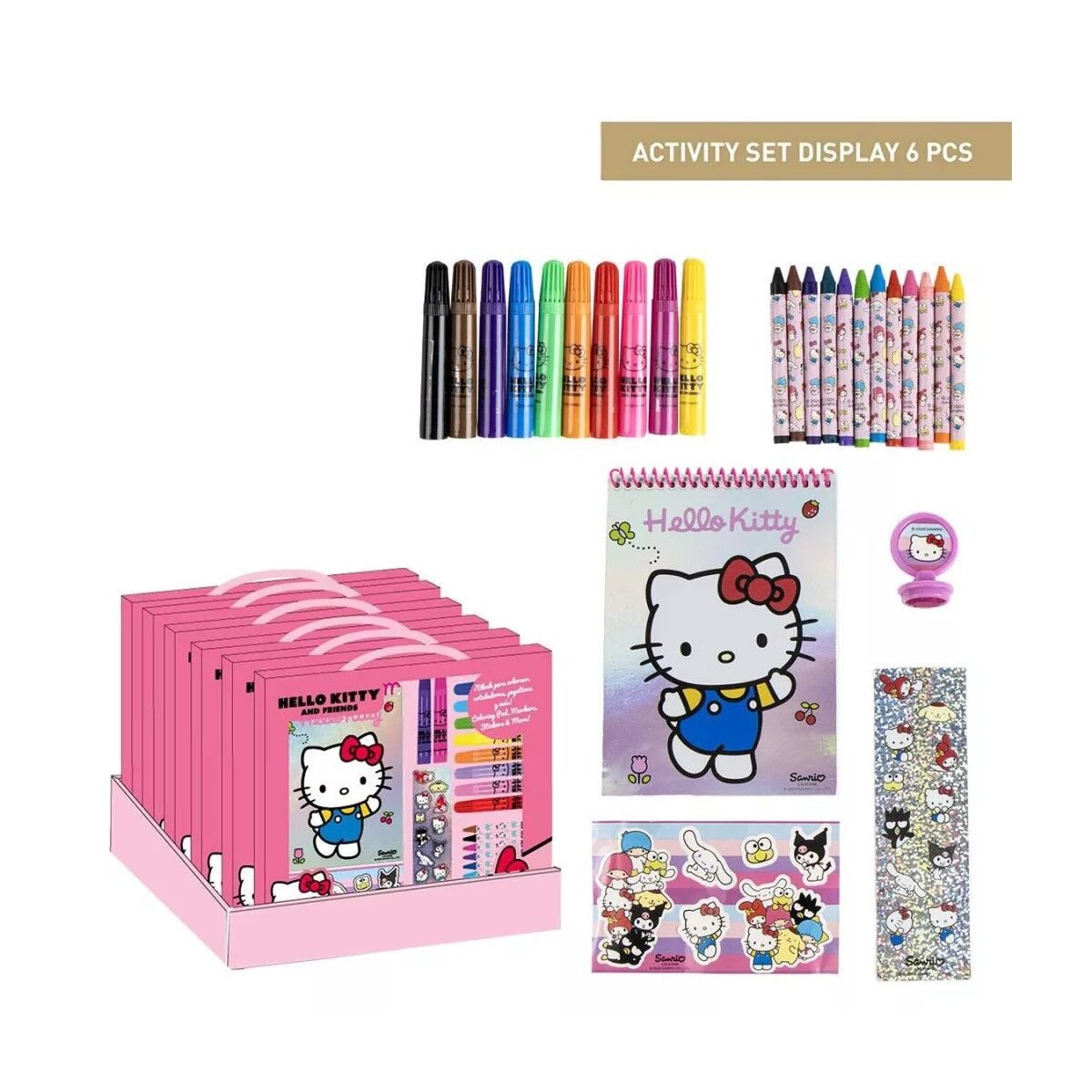 Hello Kitty Kreativset Hello Kitty Friends Schreibwarenset