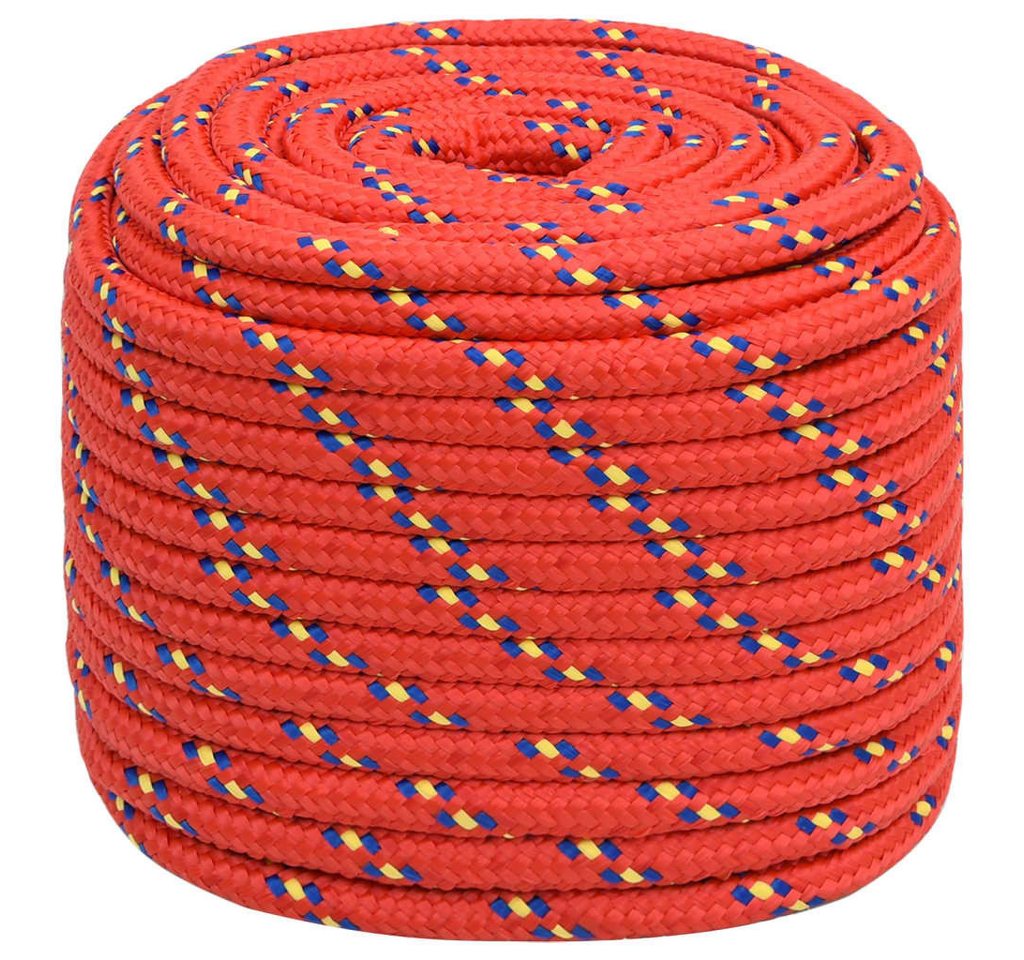 Thumbnail - vidaXL Seil, Bootsseil Rot 16 mm 25 m Polypropylen