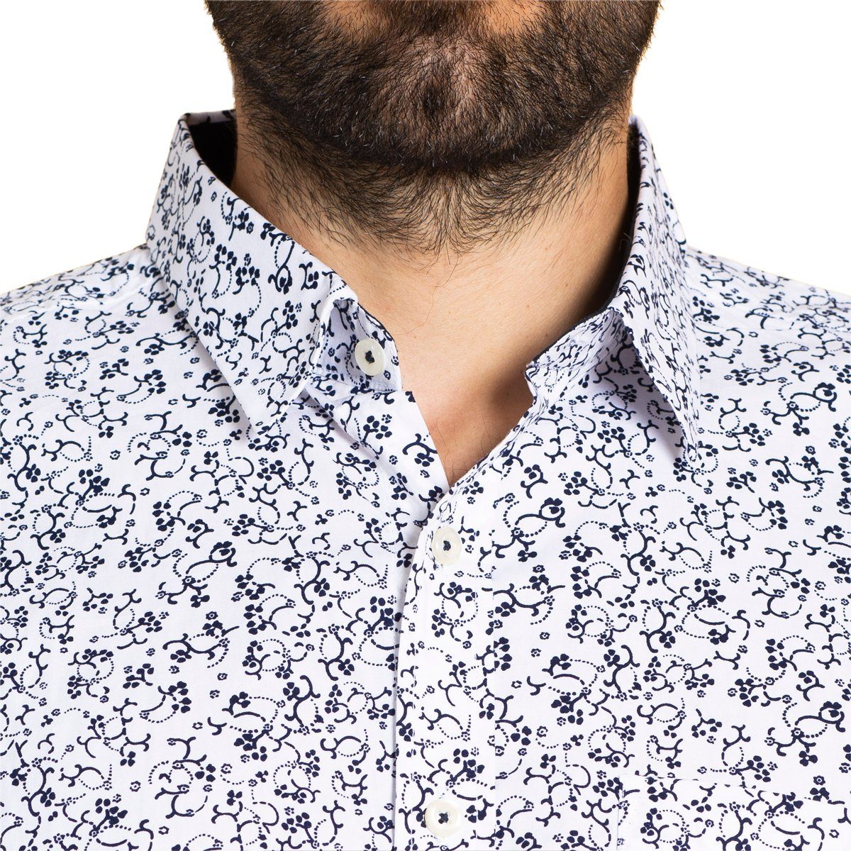 PANASIAM Hawaiihemd Herren Freizeithemd in tropisch buntem Design aus 100 % Baumwolle leichtes Kurzarmhemd für den Sommer bequem und luftig