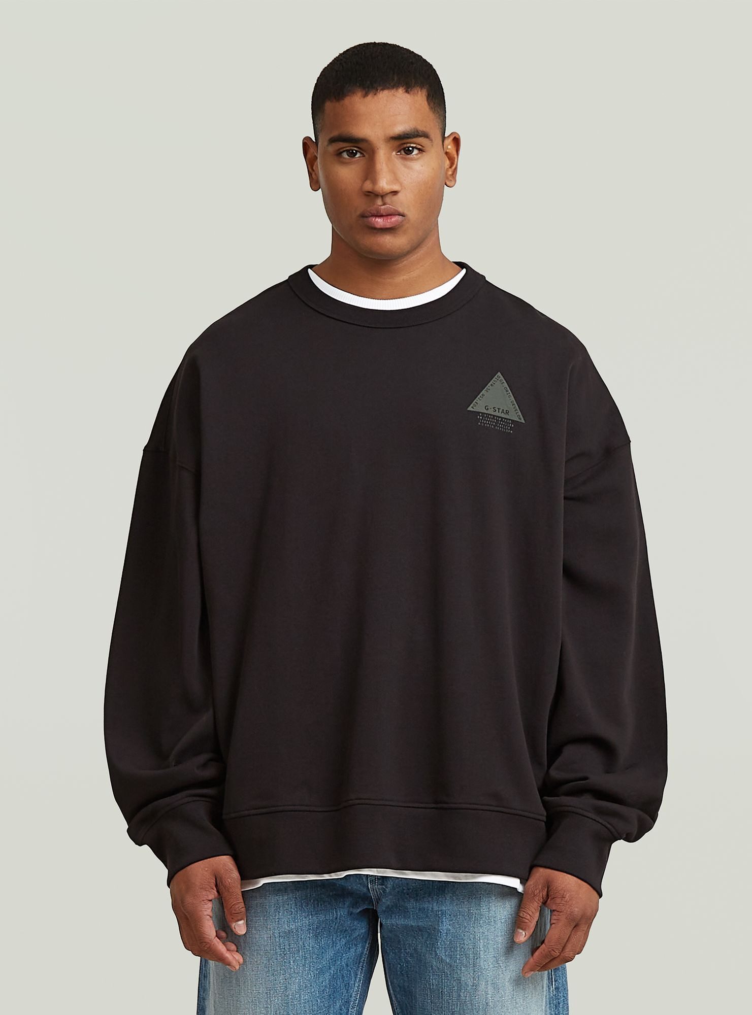 G-STAR Longpullover Triangle Graphic Sweatshirt