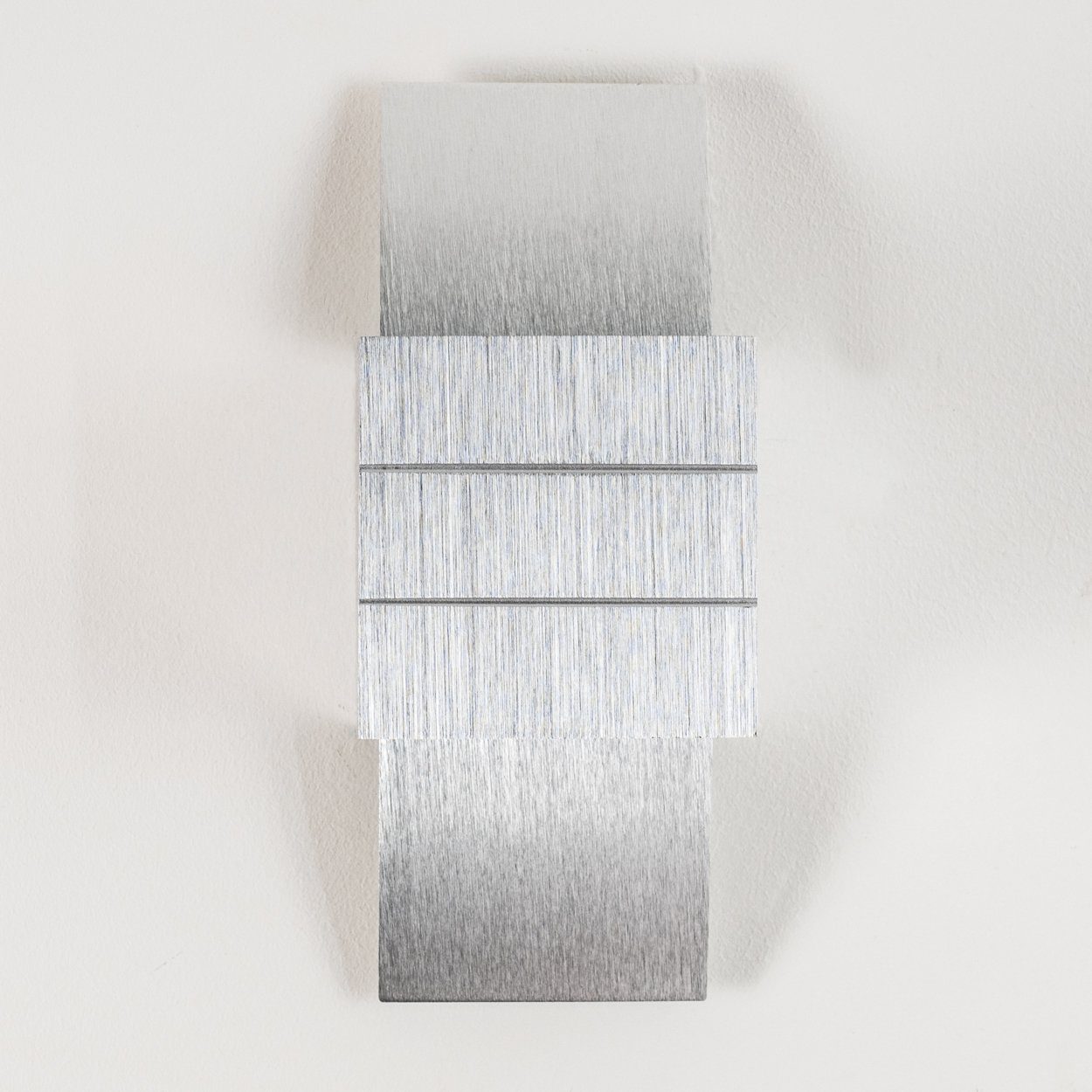 moderne Metall eckige hofstein ohne Aluminium, Wandlampe Leuchtmittel, »Vols« 3000 mit Kelvin, Zimmerlampe Up&Down-Effekt Lichteffekt, 1xG9, Wandleuchte aus in